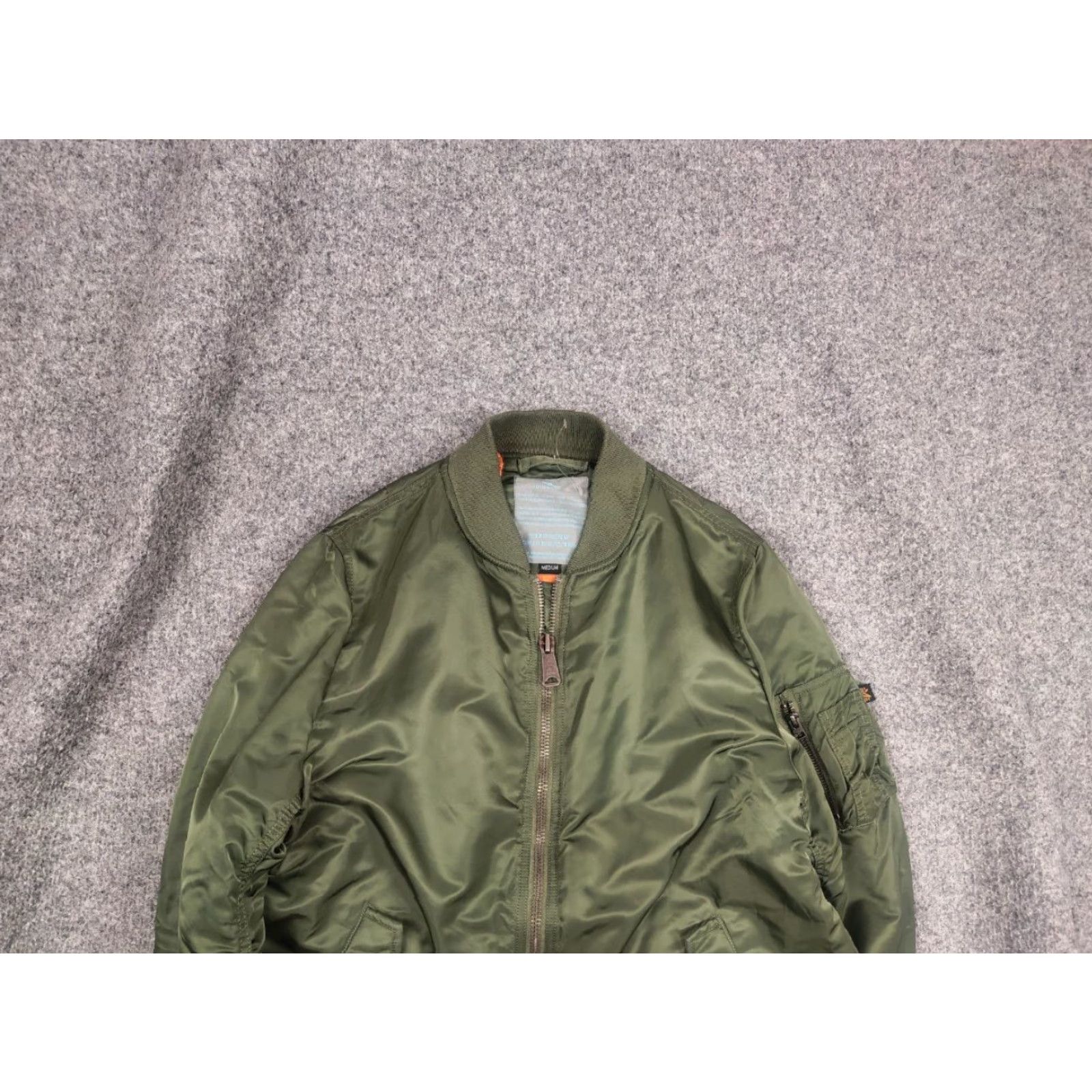 Alpha Industries Alpha Industries MA-1 Long green Military Bomber Jacket Size US M / EU 48-50 / 2 - 2 Thumbnail