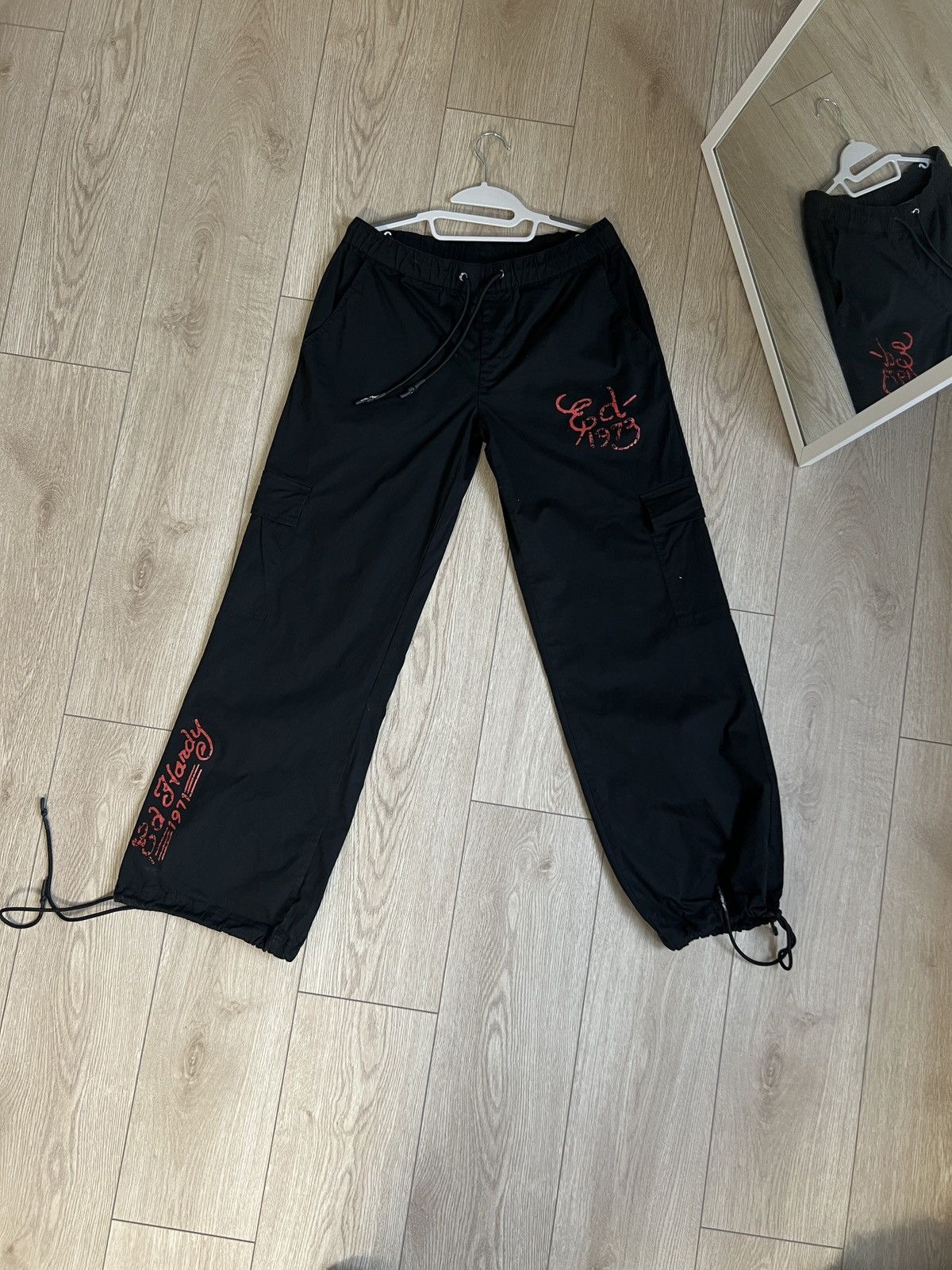 Ed Hardy VINTAGE Y2K ED HARDY CARGO AMAZING DRAGON PANTS Size 32" / US 10 / IT 46 - 3 Thumbnail