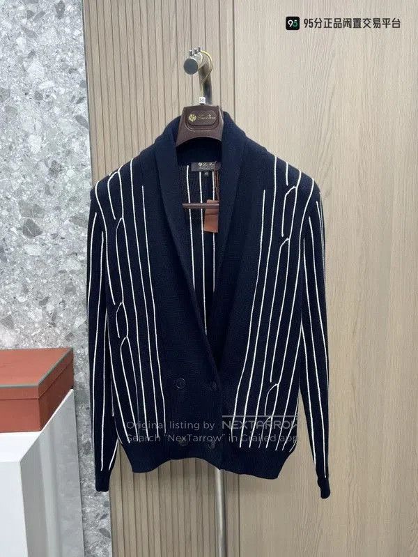 Loro Piana Loro Piana Gift Of King Wool Knit Color Block Cardigan. Size US M / EU 48-50 / 2 - 4 Thumbnail