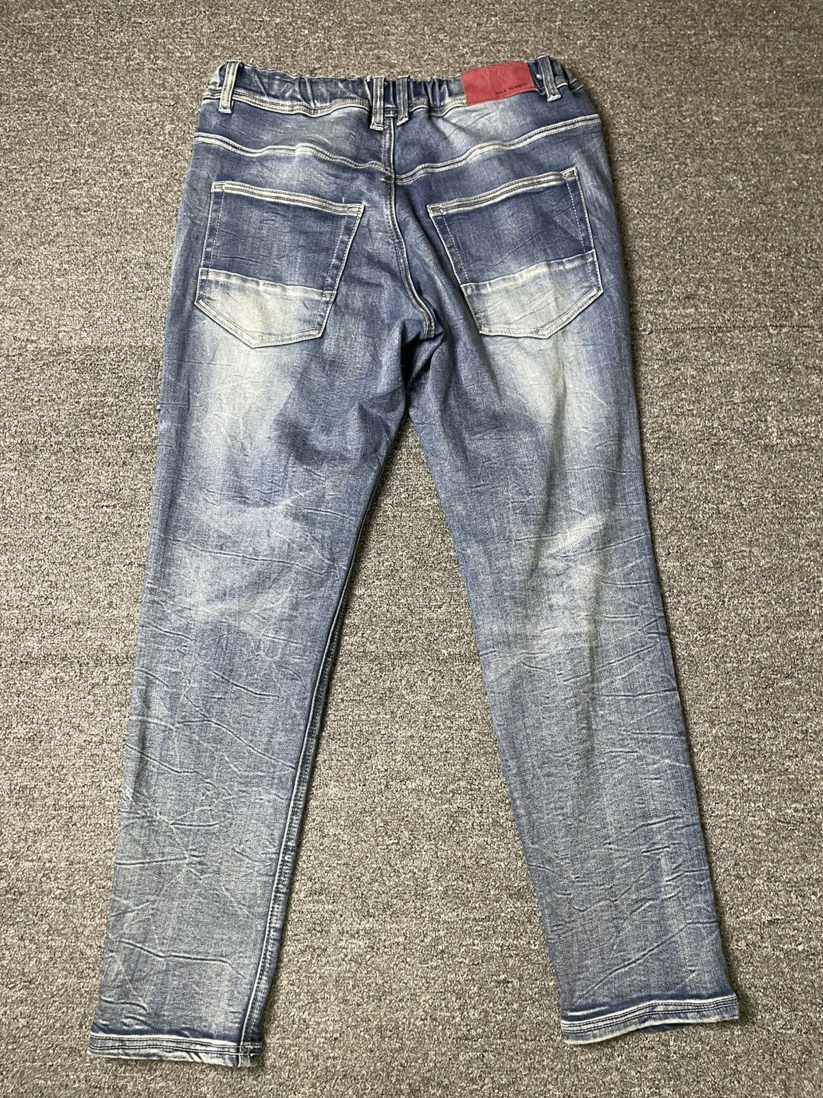 Japanese Brand × Vintage BACK NUMBER x Keep Air Warm Casual Jeans (92) Size US 31 - 11 Thumbnail