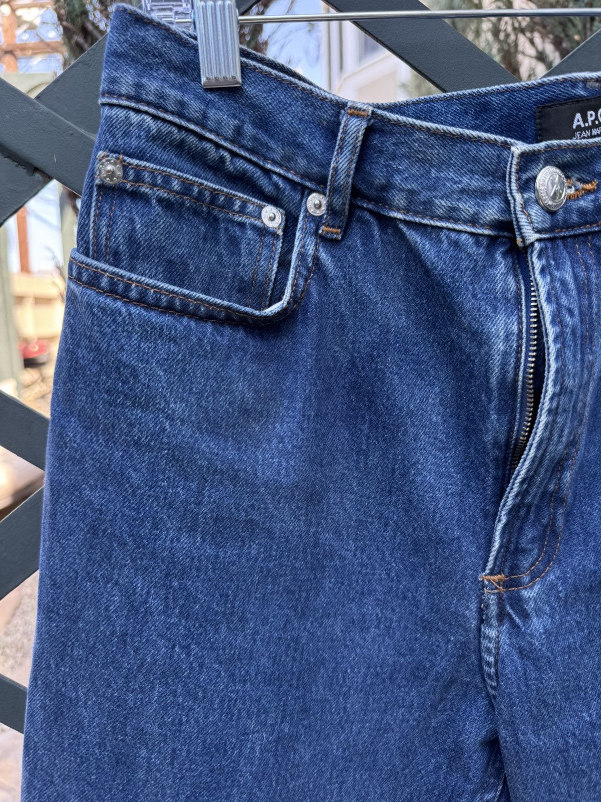 A.P.C. APC Stonewashed Martin Denim Jeans Size US 29 - 2 Thumbnail