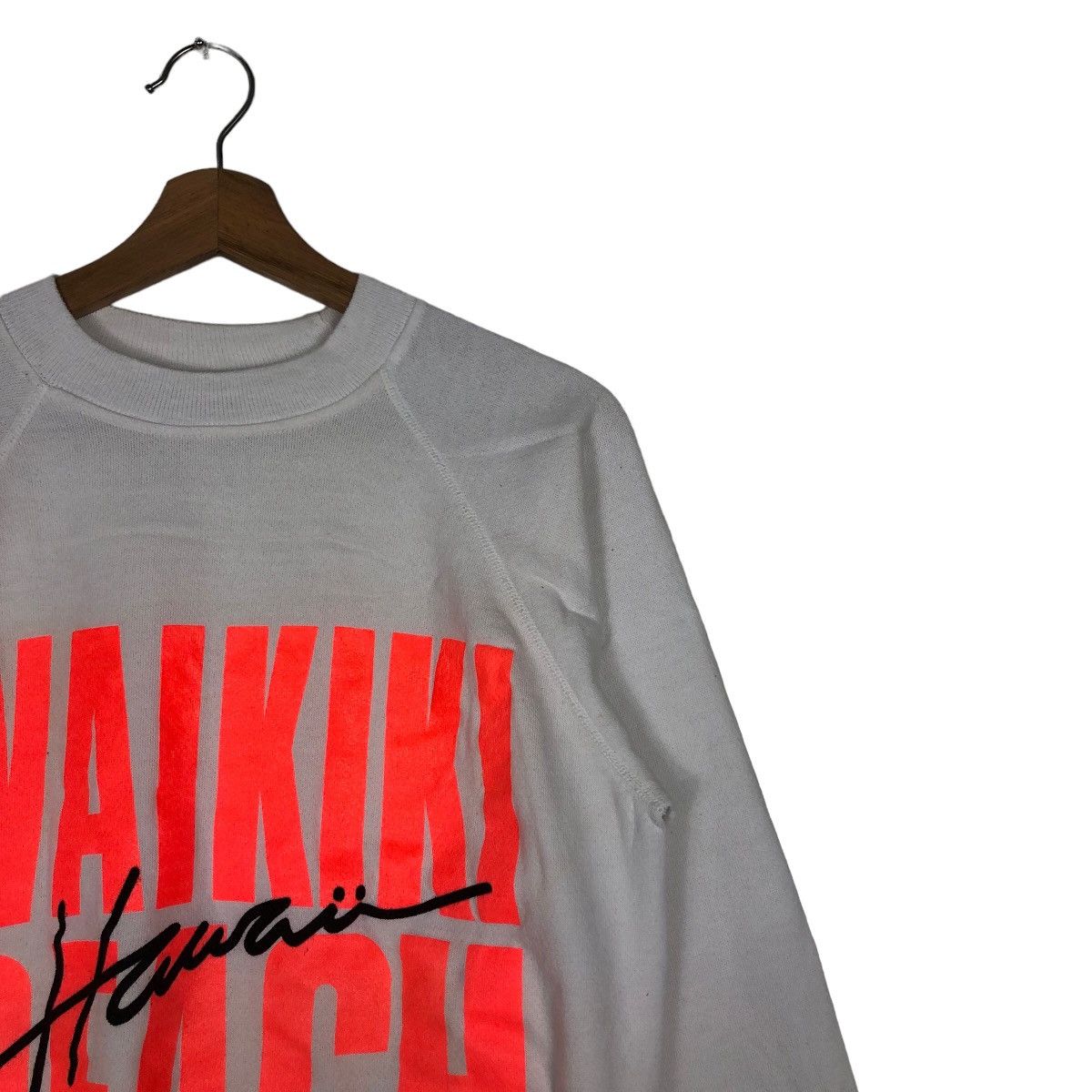 Japanese Brand 🔥90’s Vintage Sweatshirt USA Hanes Hawaii Waikiki Beach Size US L / EU 52-54 / 3 - 6 Thumbnail