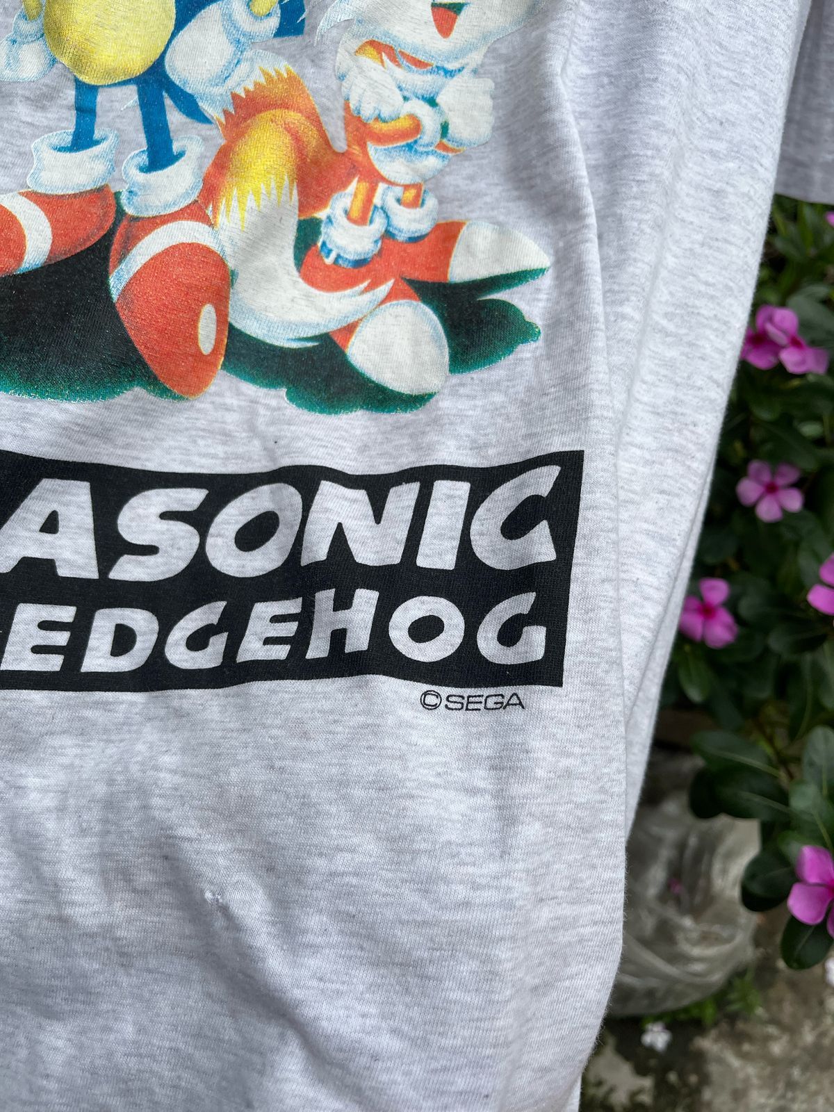 Anime × Cartoon Network × Japanese Brand segasonic the hedgehog zegg tag tshirt Size US M / EU 48-50 / 2 - 3 Thumbnail