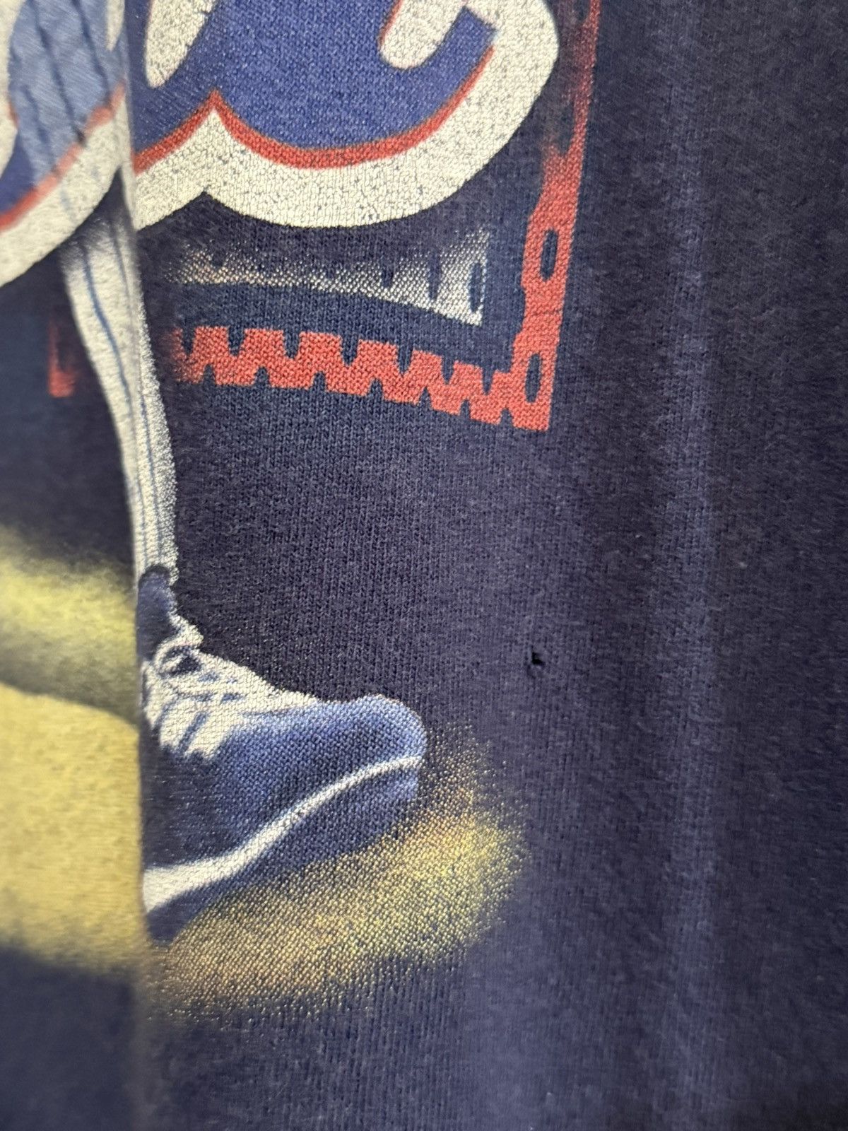 MLB × NFL × Vintage Vintage 90s Kenny Woods MLB Pro Player Sun Faded Tee Size US XL / EU 56 / 4 - 4 Thumbnail