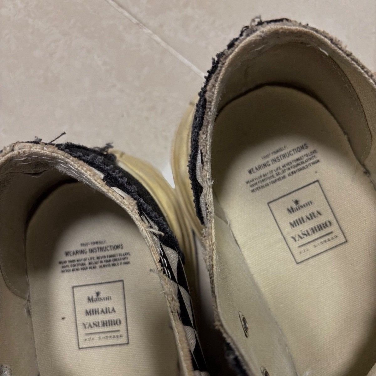 Maison MIHARA YASUHIRO DISTRESSED CHUNKY SNEAKERS Size US 9 / EU 42 - 8 Thumbnail