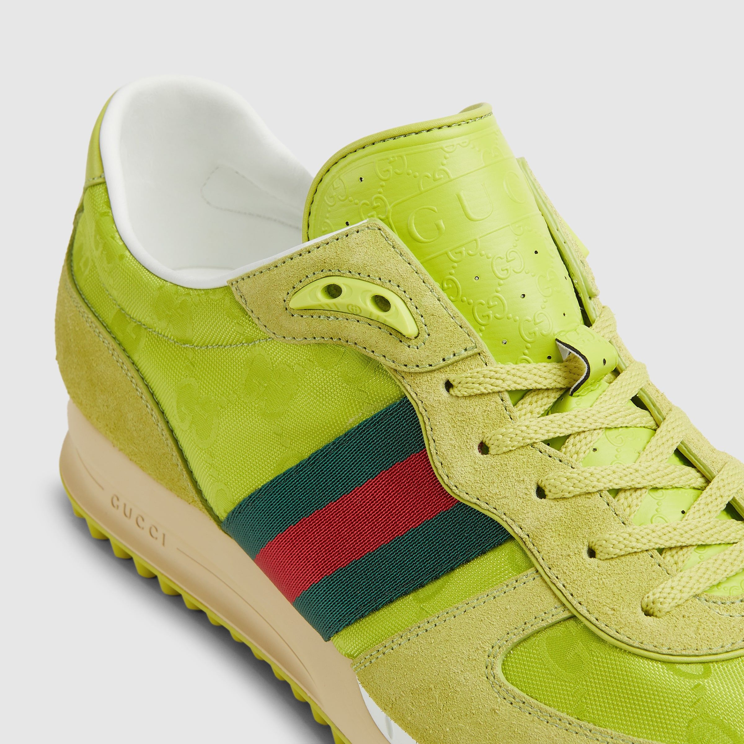 Gucci o1loc1c0326 832461 Men's Gucci Re-Motion Sneakers Green Size US 9 / EU 42 - 7 Thumbnail