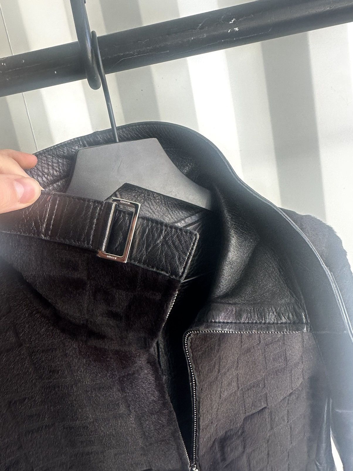 Gucci GG Monogram Fur Leather Jacket Size US M / EU 48-50 / 2 - 9 Thumbnail