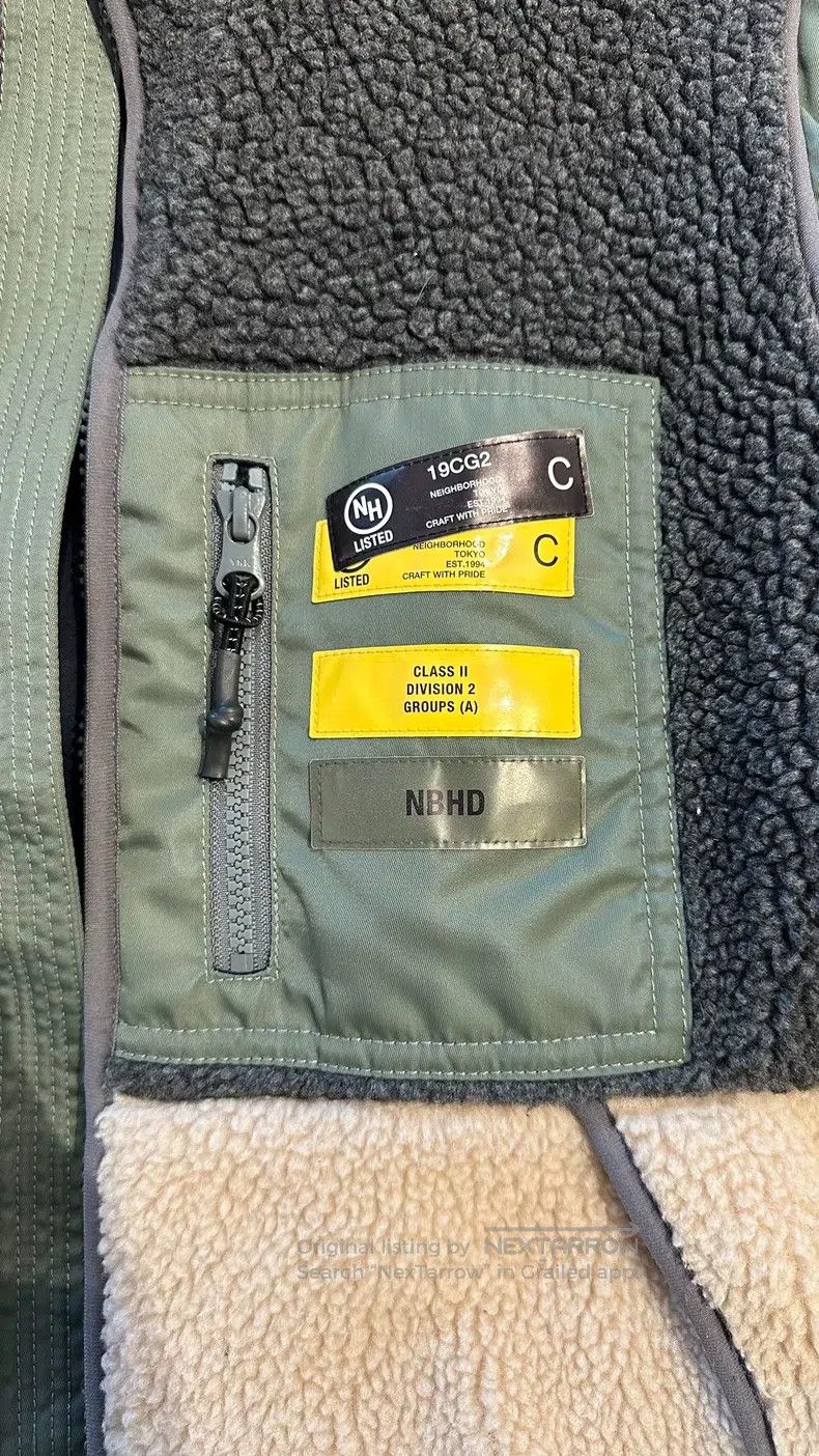 Neighborhood Neighborhood Fleece Lined Jacket Fleece Windproof Jacket Size US M / EU 48-50 / 2 - 4 Thumbnail