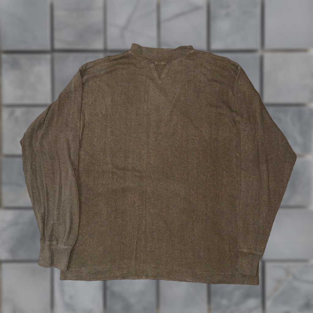 Vintage VINTAGE Long Sleeve Shirt Womens 2XL Taupe Brown No Tags T-Shirt 90s Retro Size XXL / US 16-18 / IT 52-54 - 1 Thumbnail