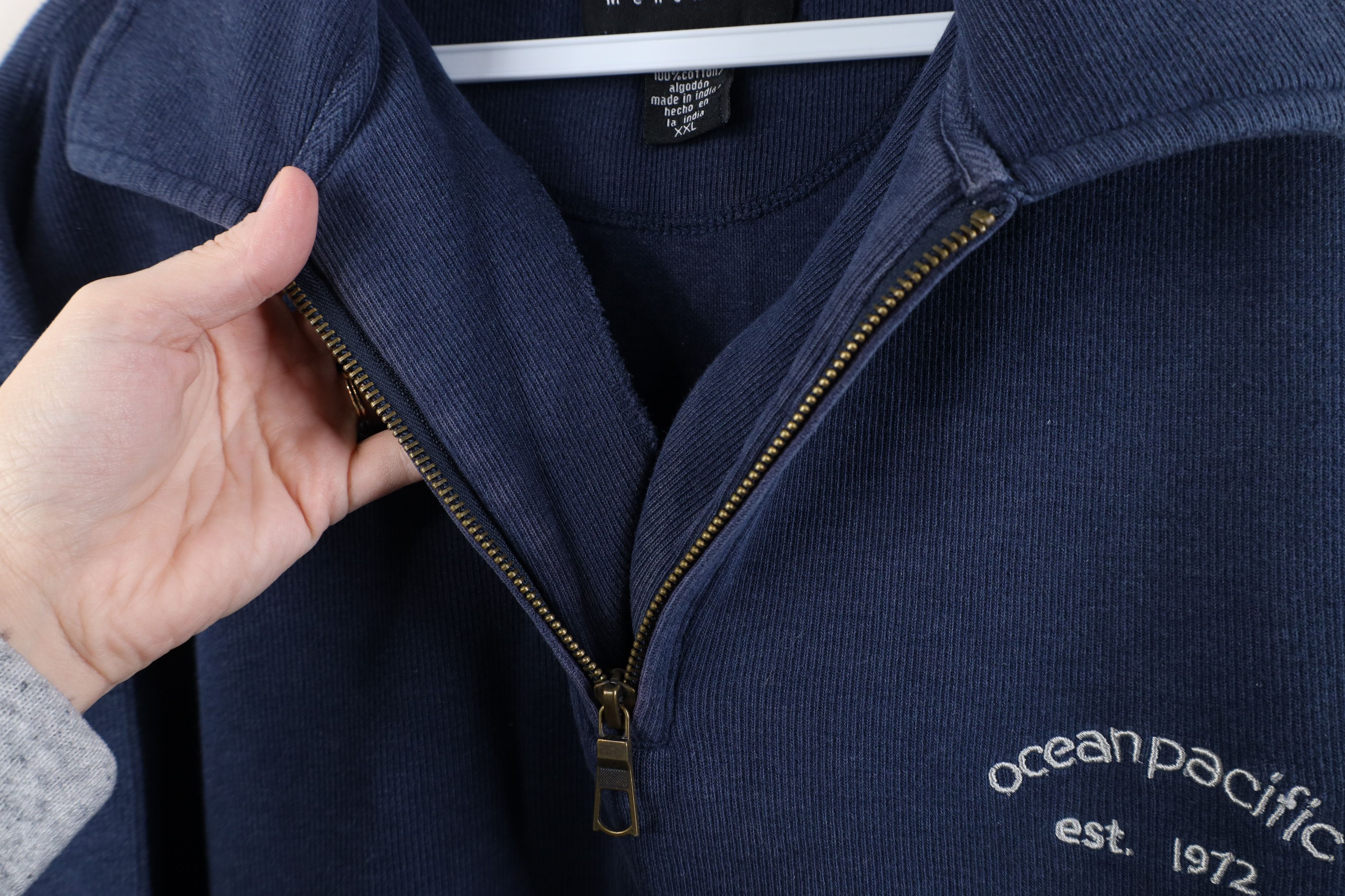 Ocean Pacific Vintage Y2K Ocean Pacific Surfing Knit Half Zip Sweater Size US XXL / EU 58 / 5 - 5 Thumbnail