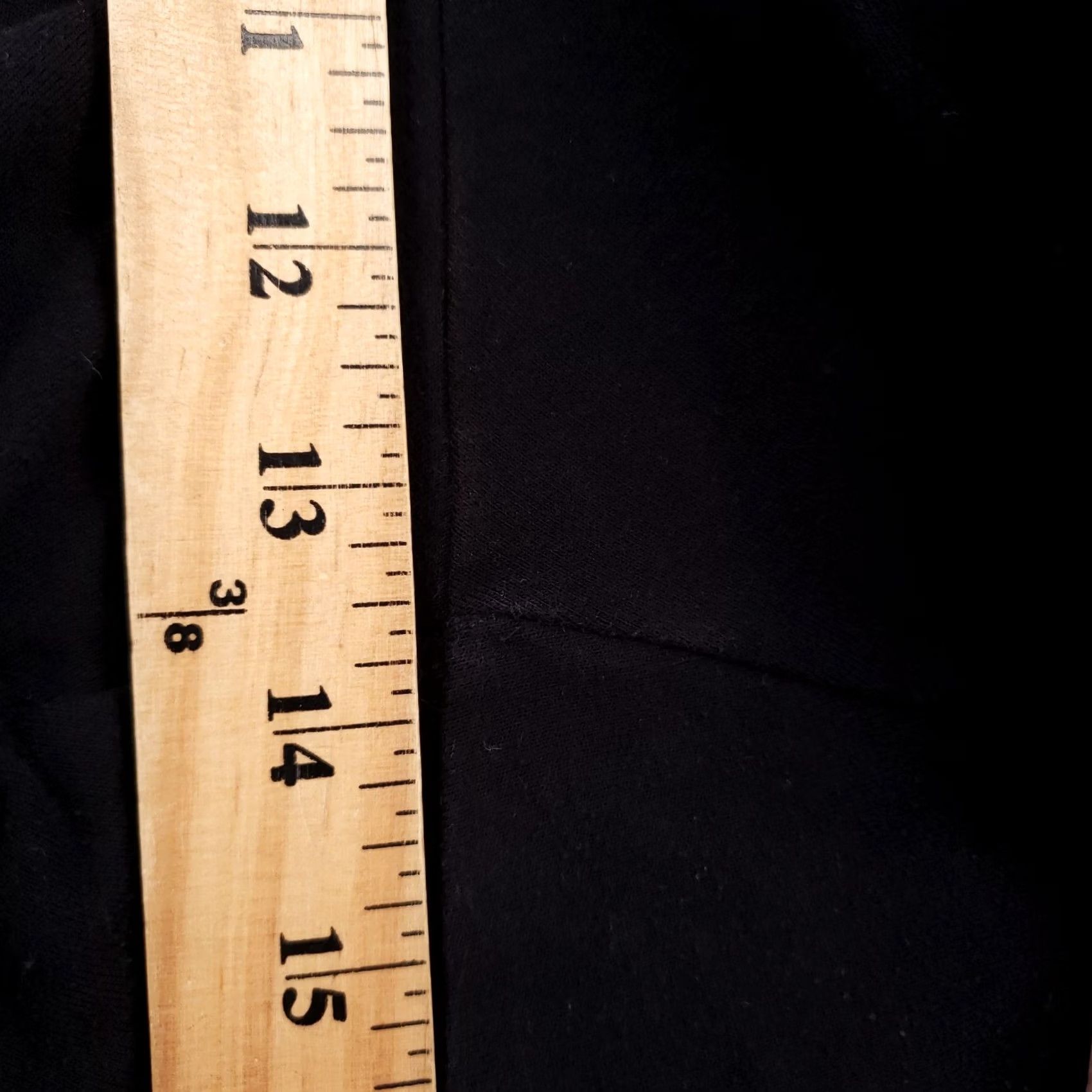 Vintage Catherines Pants Womens 2X Black Capri Plus Abstract Athletic Relaxed Stretch Size 40" / US 18 - 6 Thumbnail