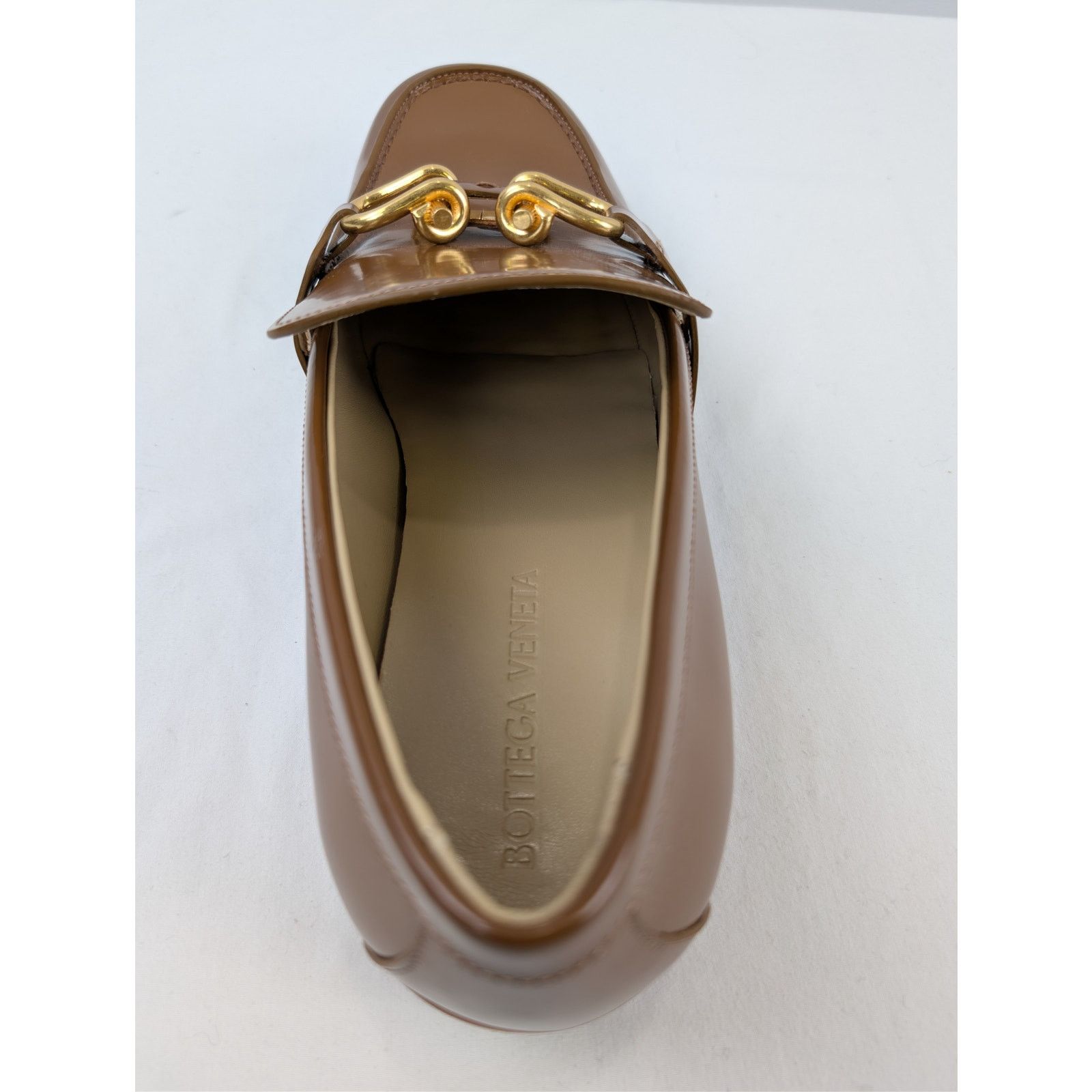 Bottega Veneta o1rshd1 Soft Vinyl Monsieur Loafer Shoe Boots in Cognac Size US 11 / EU 44 - 15 Thumbnail