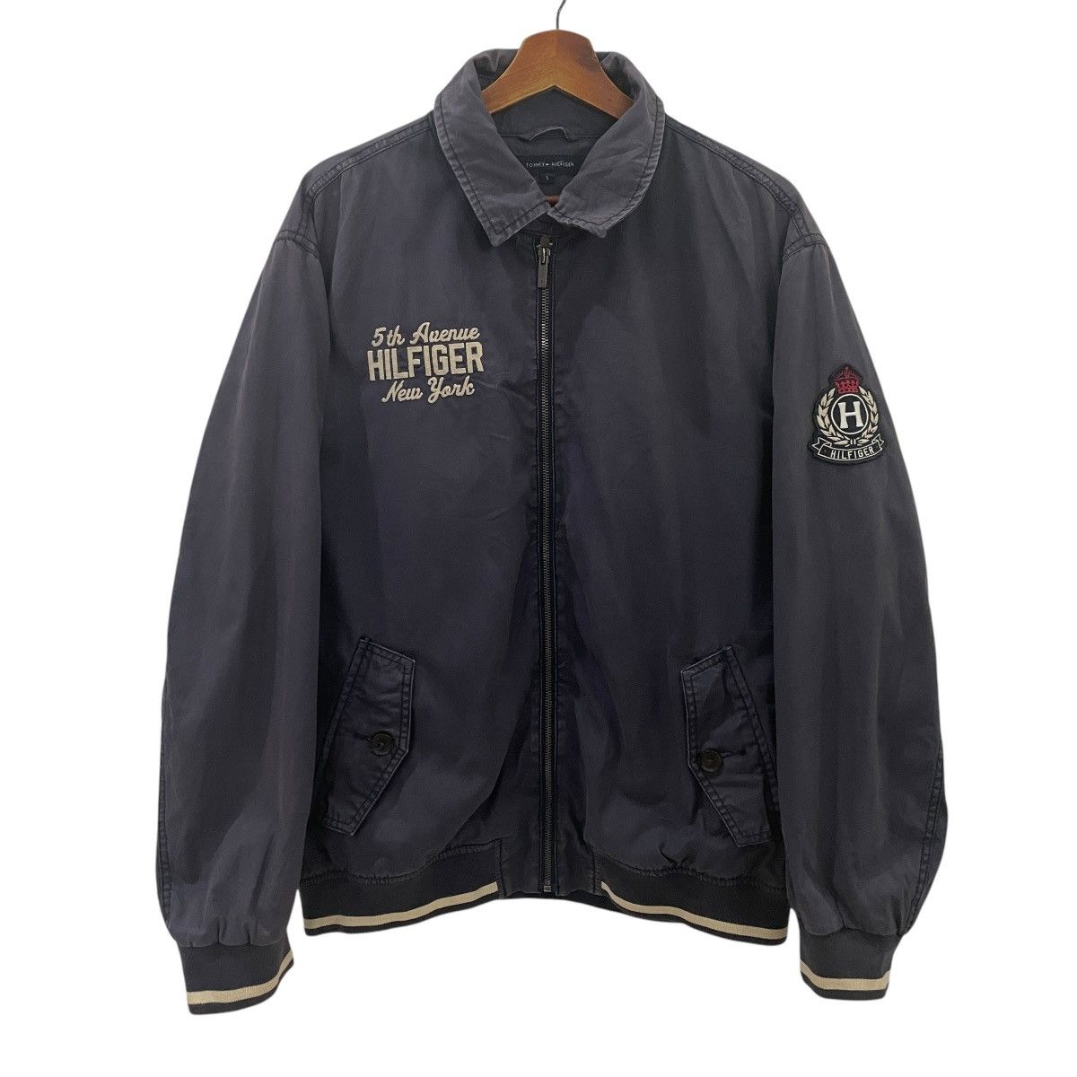 Tommy Hilfiger Vintage Tommy Hilfiger Embroidery Big Logo Jacket Size US XL / EU 56 / 4 - 8 Thumbnail