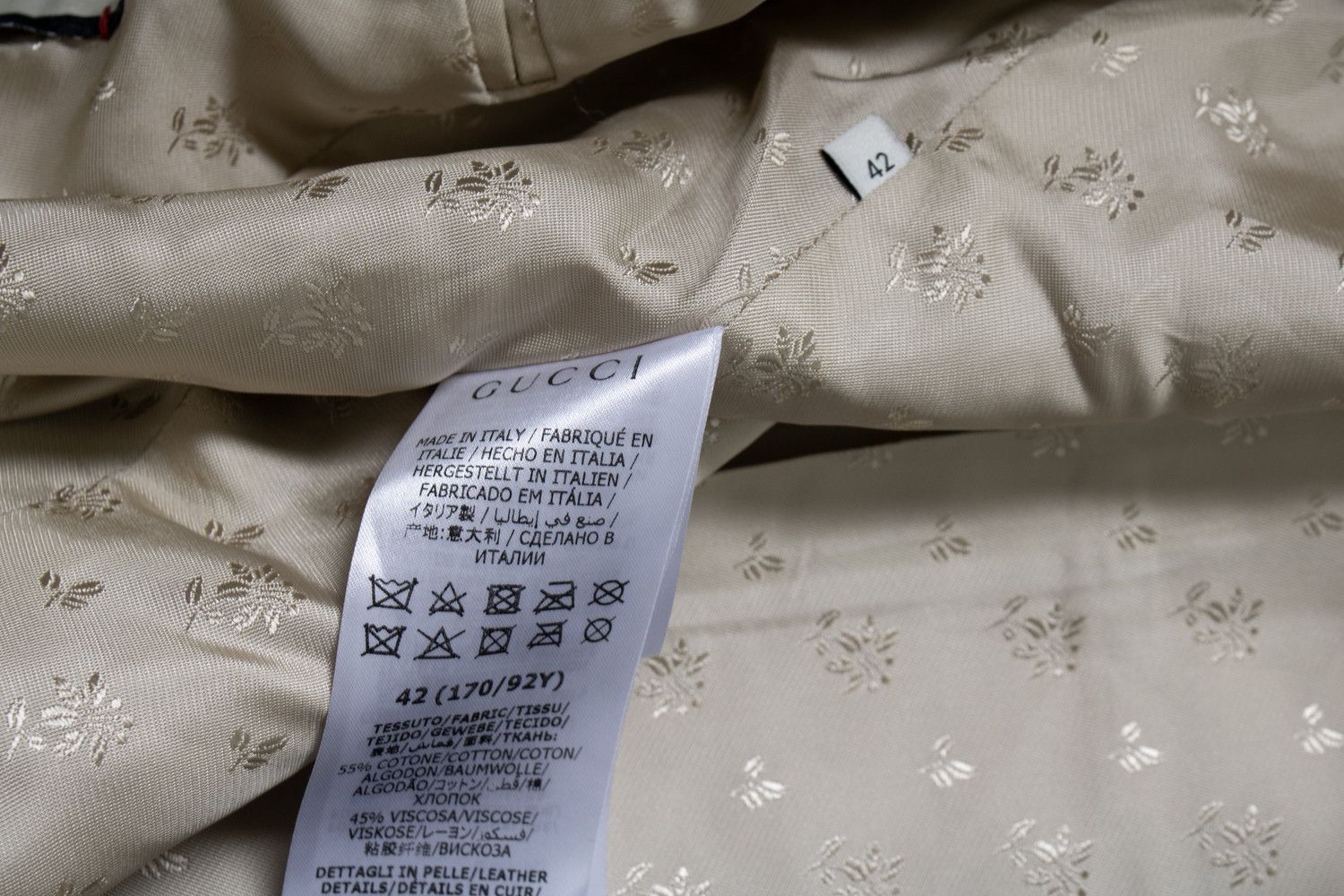 Gucci Gucci, Soave Amore single breasted blazer Size S / US 4 / IT 40 - 10 Thumbnail