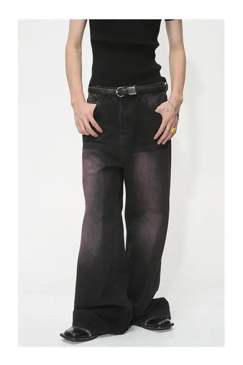 Japanese Brand VIBE Japanese loose wide-leg vintage jeans Size US 32 / EU 48 - 6 Thumbnail