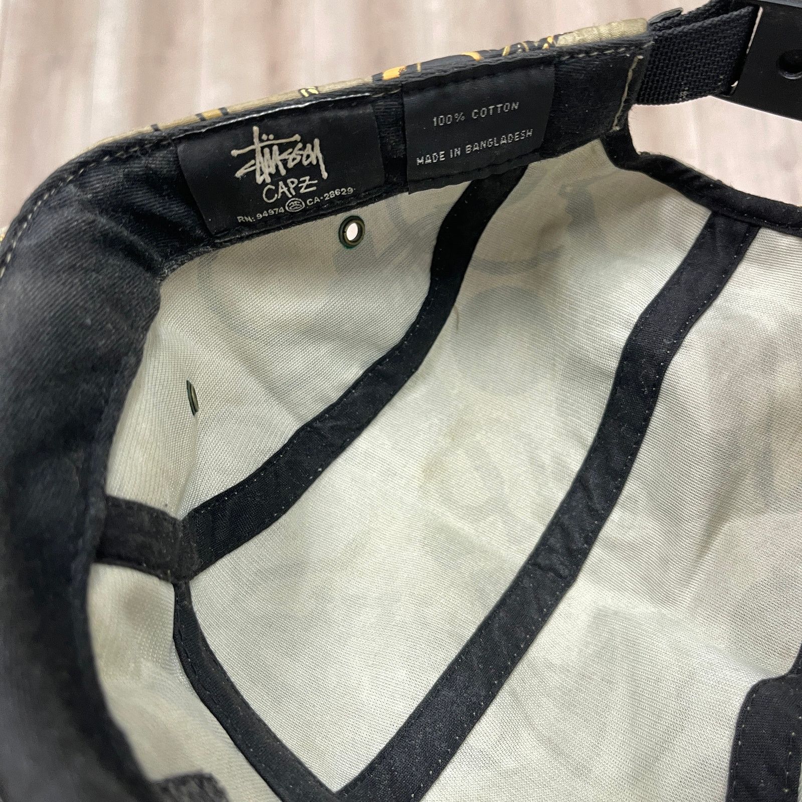 Stussy Vintage 2000s Stussy Trumpet 5 Panel Camp Hat Cap Strapback Size ONE SIZE - 5 Thumbnail