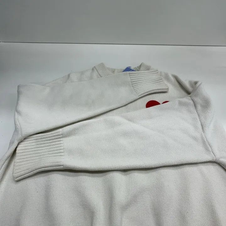 AMI AMIPARIS FW21 Heart Logo Wool Sweater -2507 Size US XS / EU 42 / 0 - 3 Thumbnail