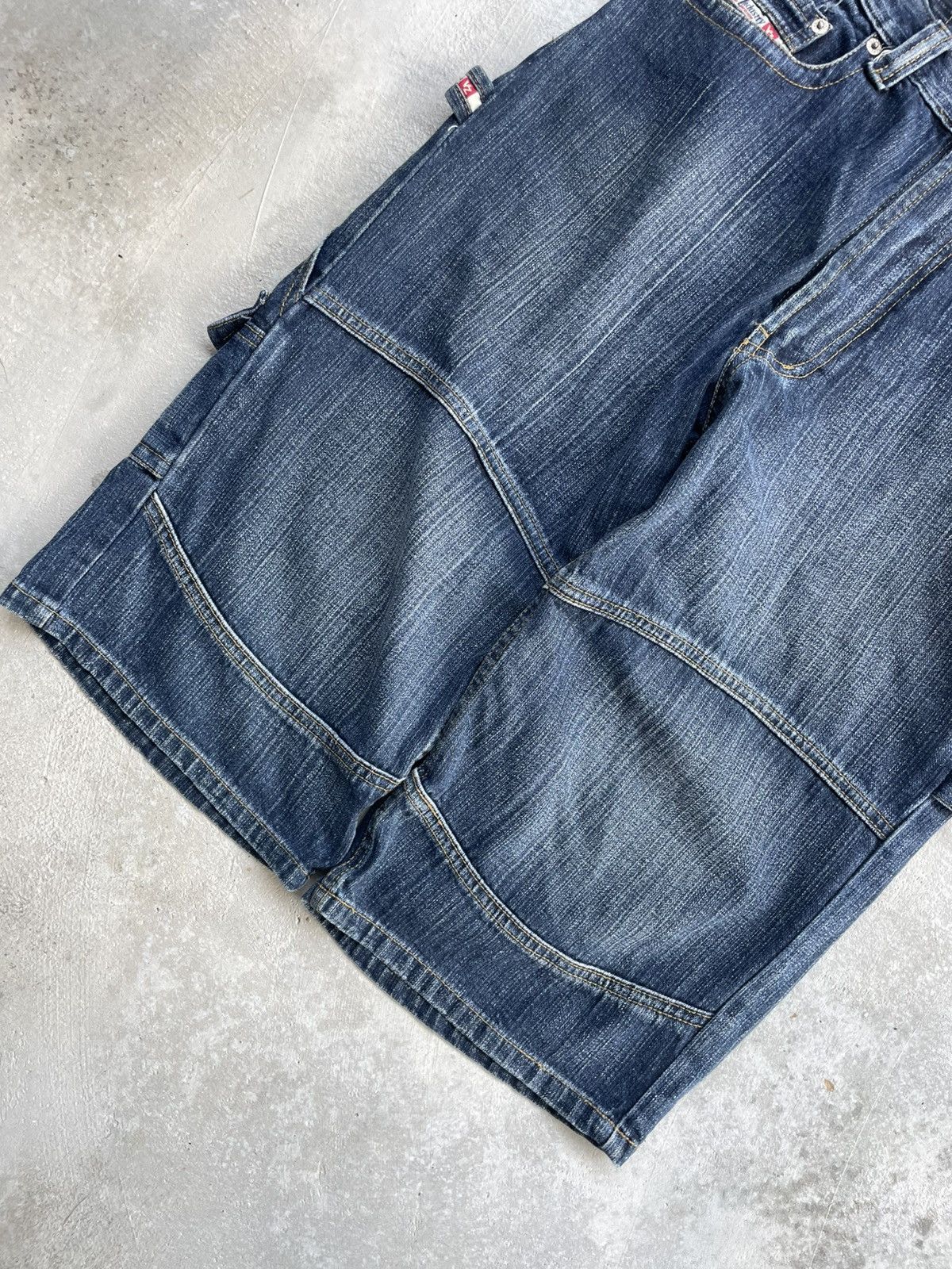 Other Y2K Baggy Denim Skater Jean Shorts Jorts Jnco Style Size US 31 - 6 Thumbnail