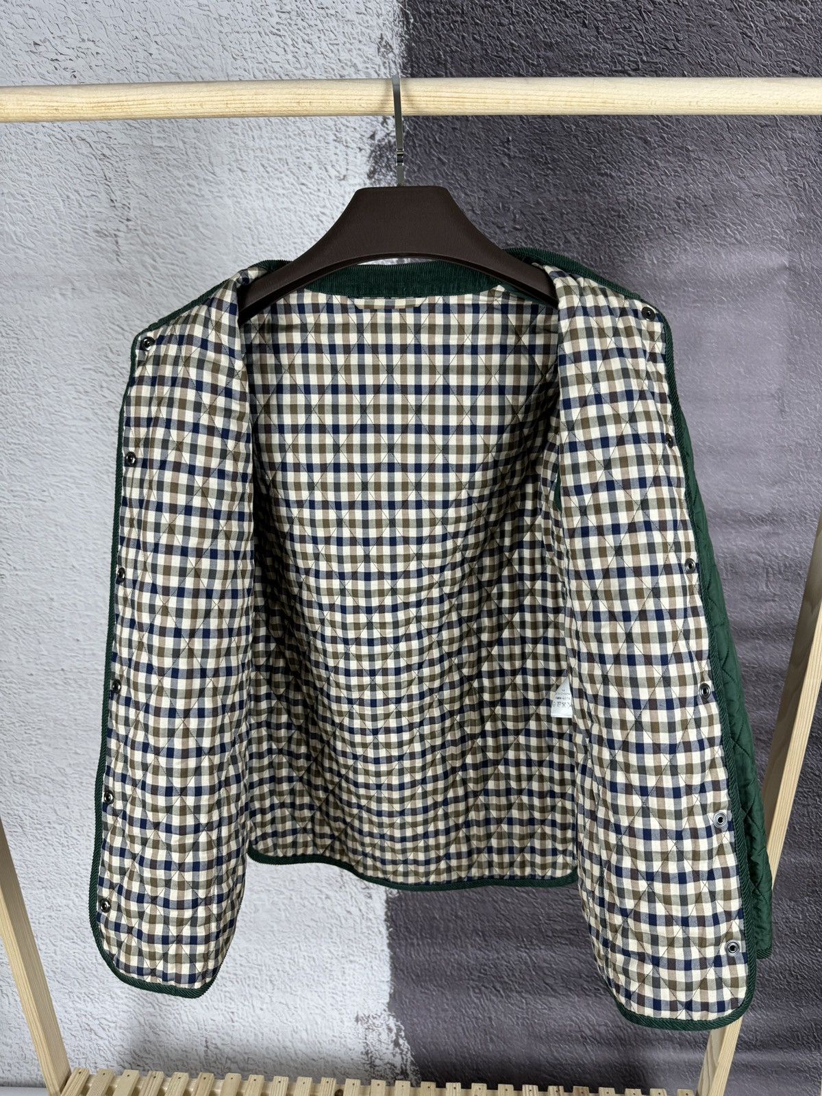 Aquascutum Aquascutum Green Quilted women’s jacket check size M Size M / US 6-8 / IT 42-44 - 9 Thumbnail