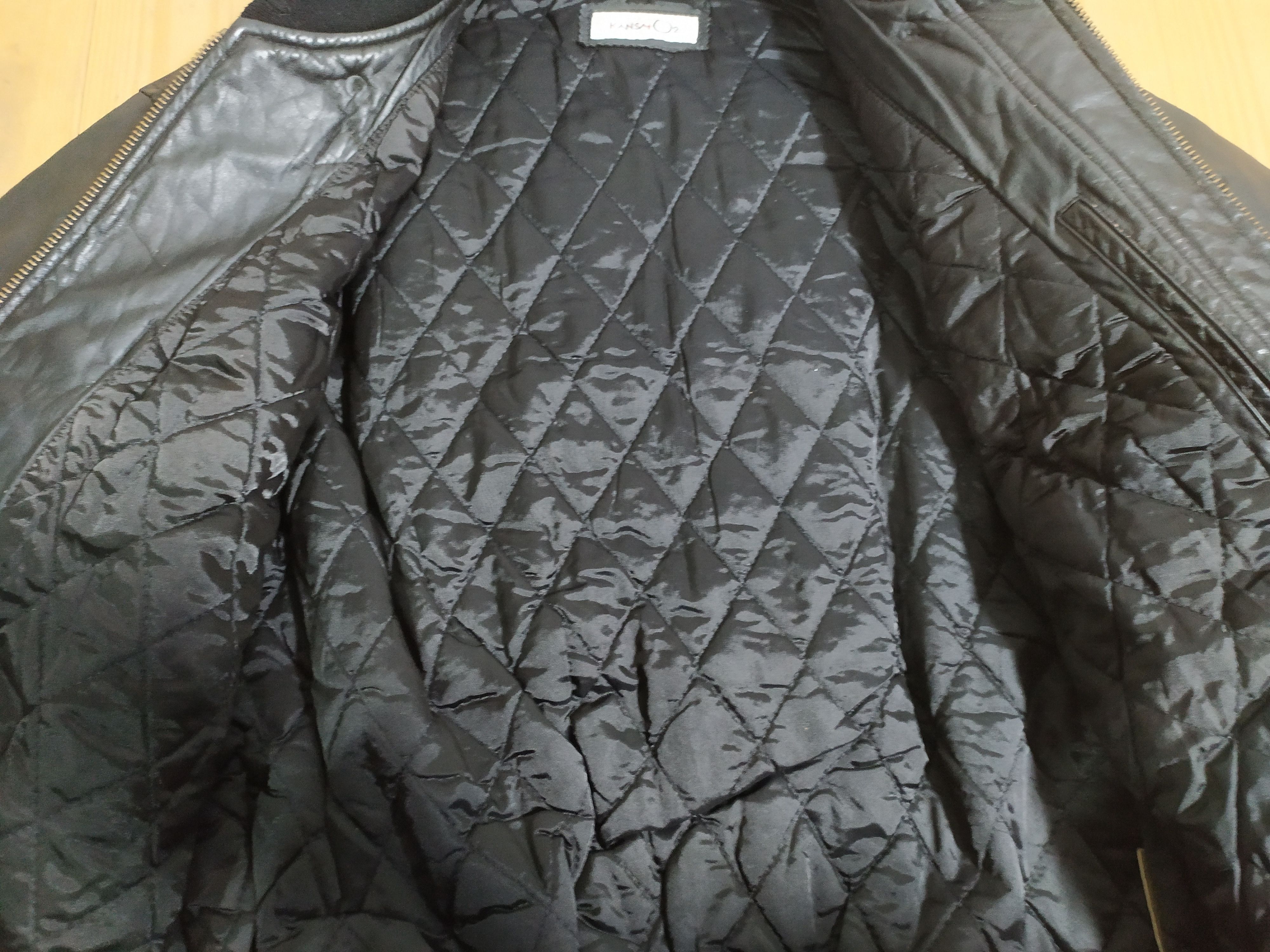 Designer × Kansai Yamamoto KANSAI 02 YAMAMOTO COMPANY IMPACT LEATHER BOMBER JACKET Size US M / EU 48-50 / 2 - 15 Thumbnail