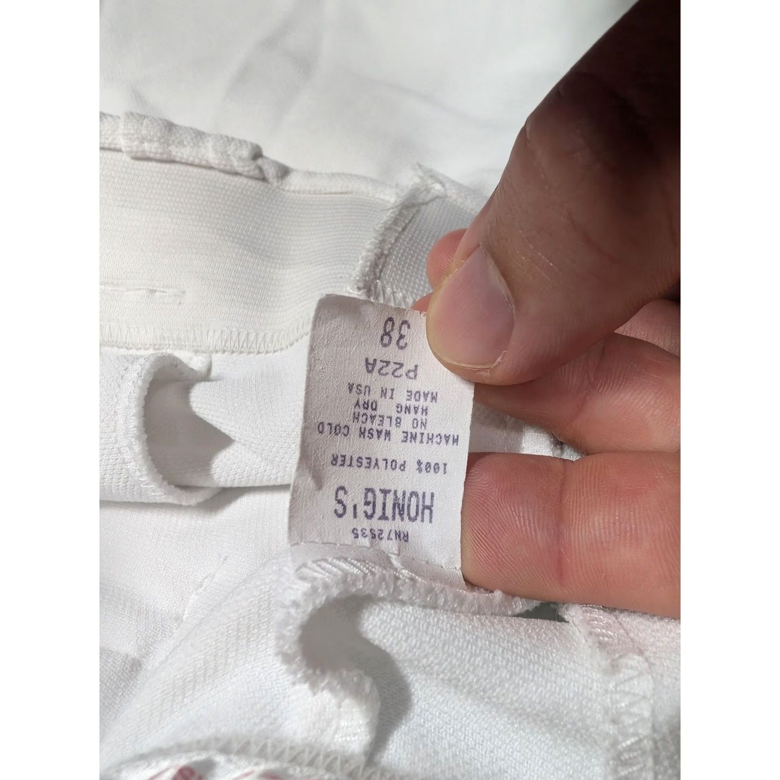 Vintage VINTAGE Honig's Baseball Pants Mens 38x24 White Knicker Jogger Made In USA Elastic Cuff Size US 38 / EU 54 - 6 Thumbnail