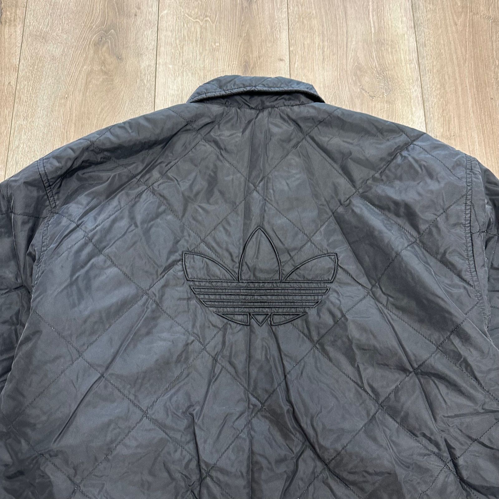 Adidas Vintage Adidas Quilted Parka Puffer Jacket Coat Black XXL Size US XXL / EU 58 / 5 - 6 Thumbnail