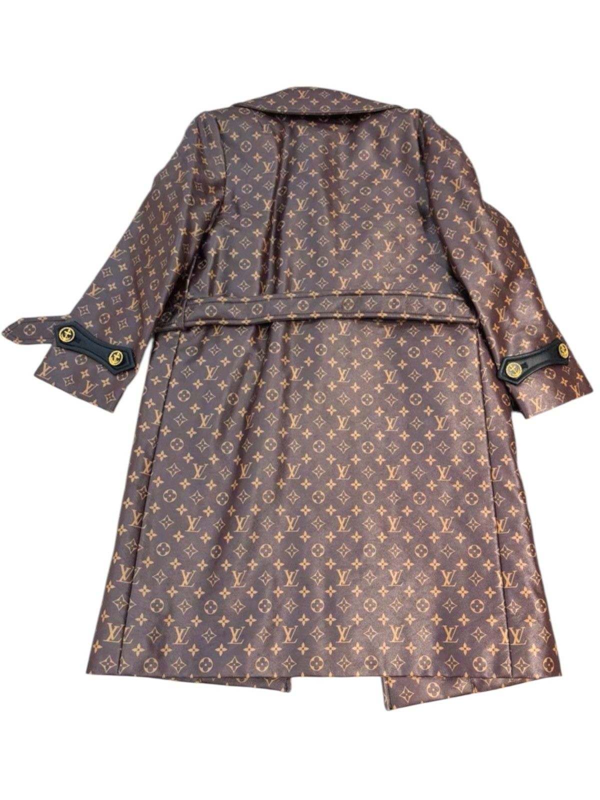 Louis Vuitton Louis Vuitton Trench Coat Women 34 Brown Monogram Size XS / US 0-2 / IT 36-38 - 2 Thumbnail