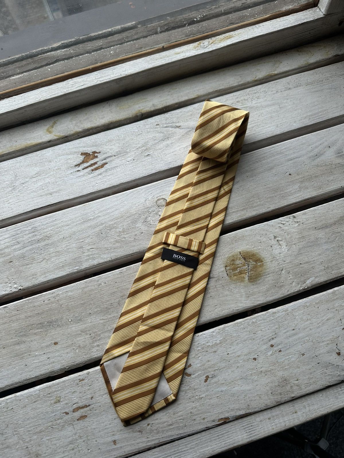 Hugo Boss 🚨Vintage Hugo Boss Tie Ties Luxury Streetwear old money Size ONE SIZE - 1 Thumbnail