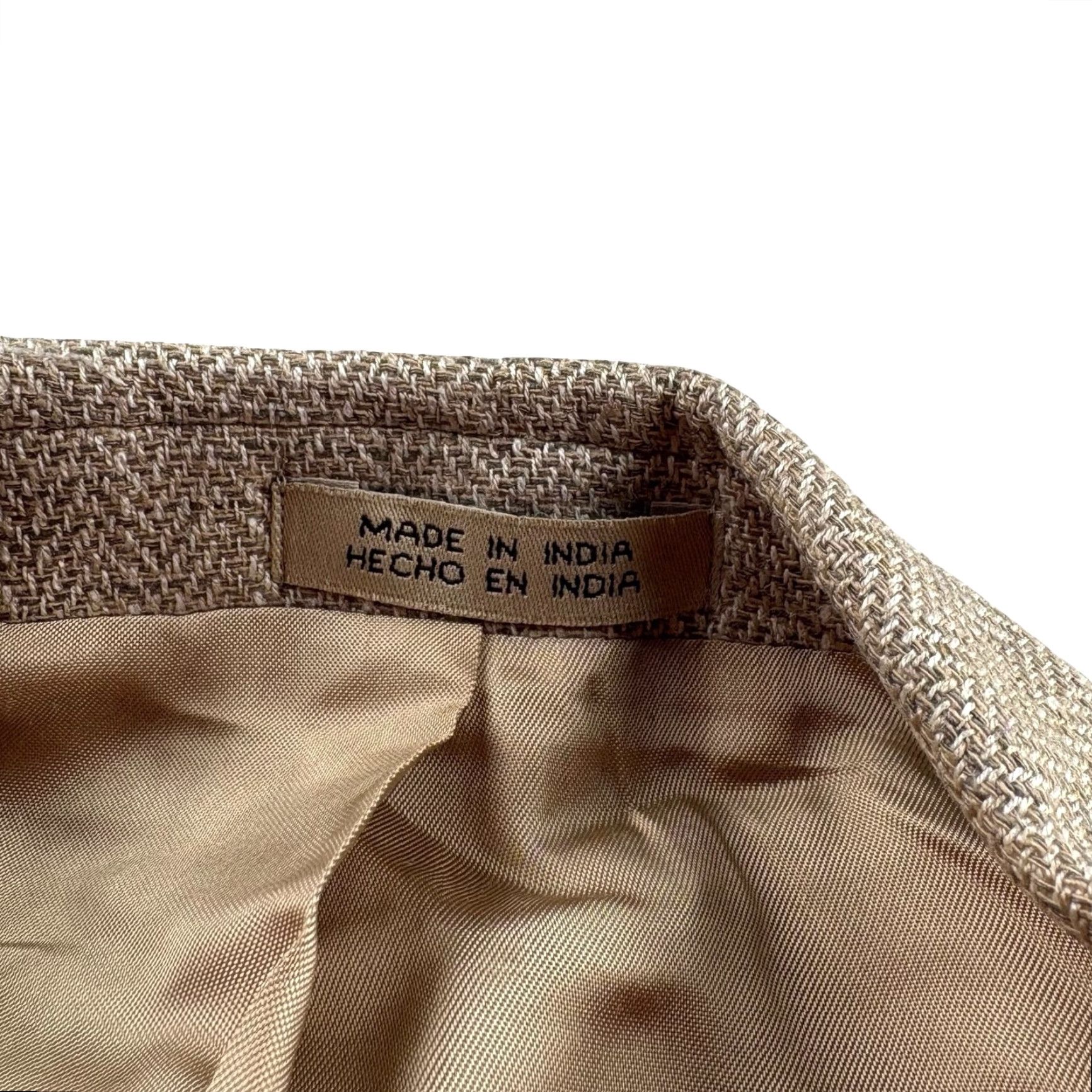 Stafford Stafford Men’s Blazer Jacket 100% Silk Brown 48R Size 48R - 5 Thumbnail