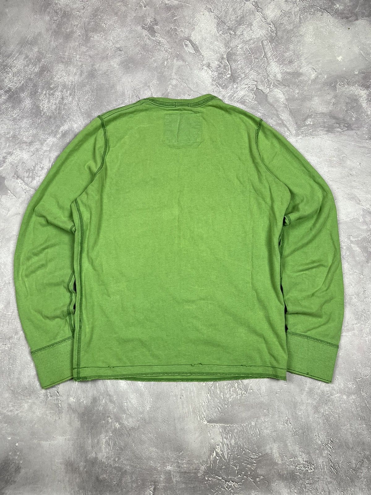 Abercrombie & Fitch Vintage Abercrombie & Fitch Faded Green Long Sleeve T-Shirt Size US S / EU 44-46 / 1 - 9 Thumbnail