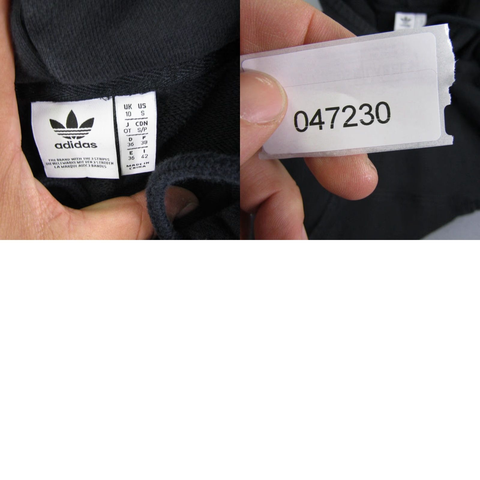 Adidas VINTAGE adidas Hoodie Pullover Sweatshirt Womens Small Black Casual Activewear Oversized Logo 90s Womens Size S / US 4 / IT 40 - 8 Thumbnail