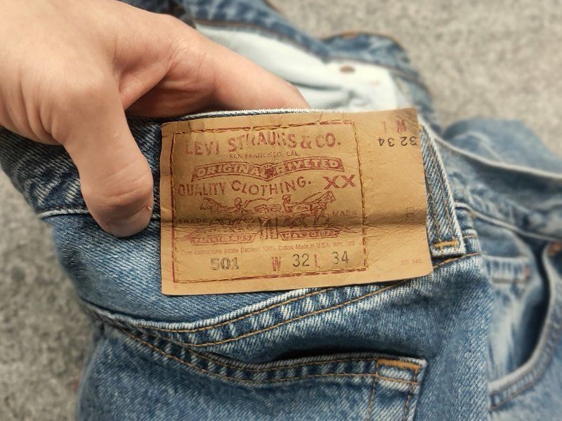 Levi's Vintage 90's Levi’s 501 Sashiko Logo Jeans junya watanabe Size US 32 / EU 48 - 17 Thumbnail