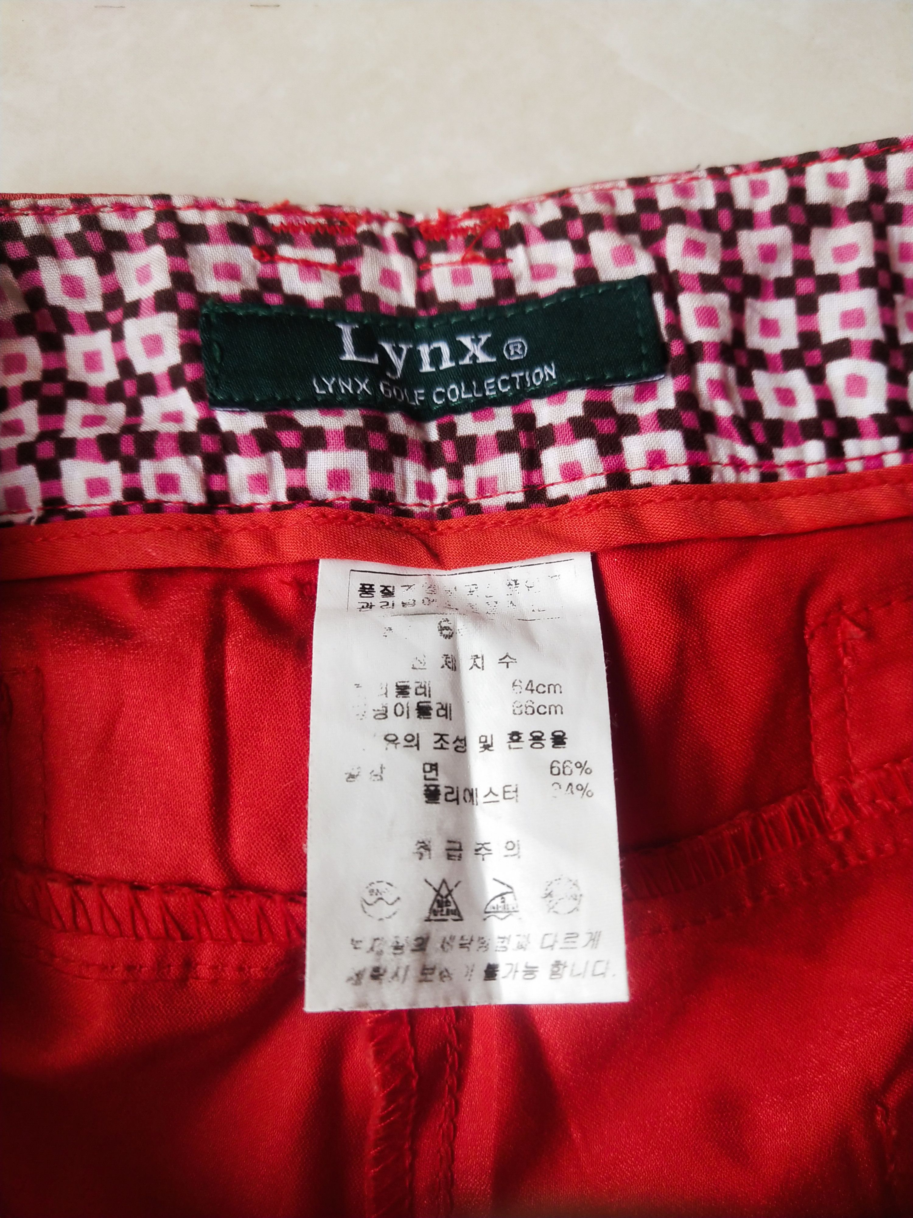 Hysteric Glamour Lynx Golf Kawaii Red Embroidered Cat Pants Japan Size 26" / US 2 / IT 38 - 10 Thumbnail