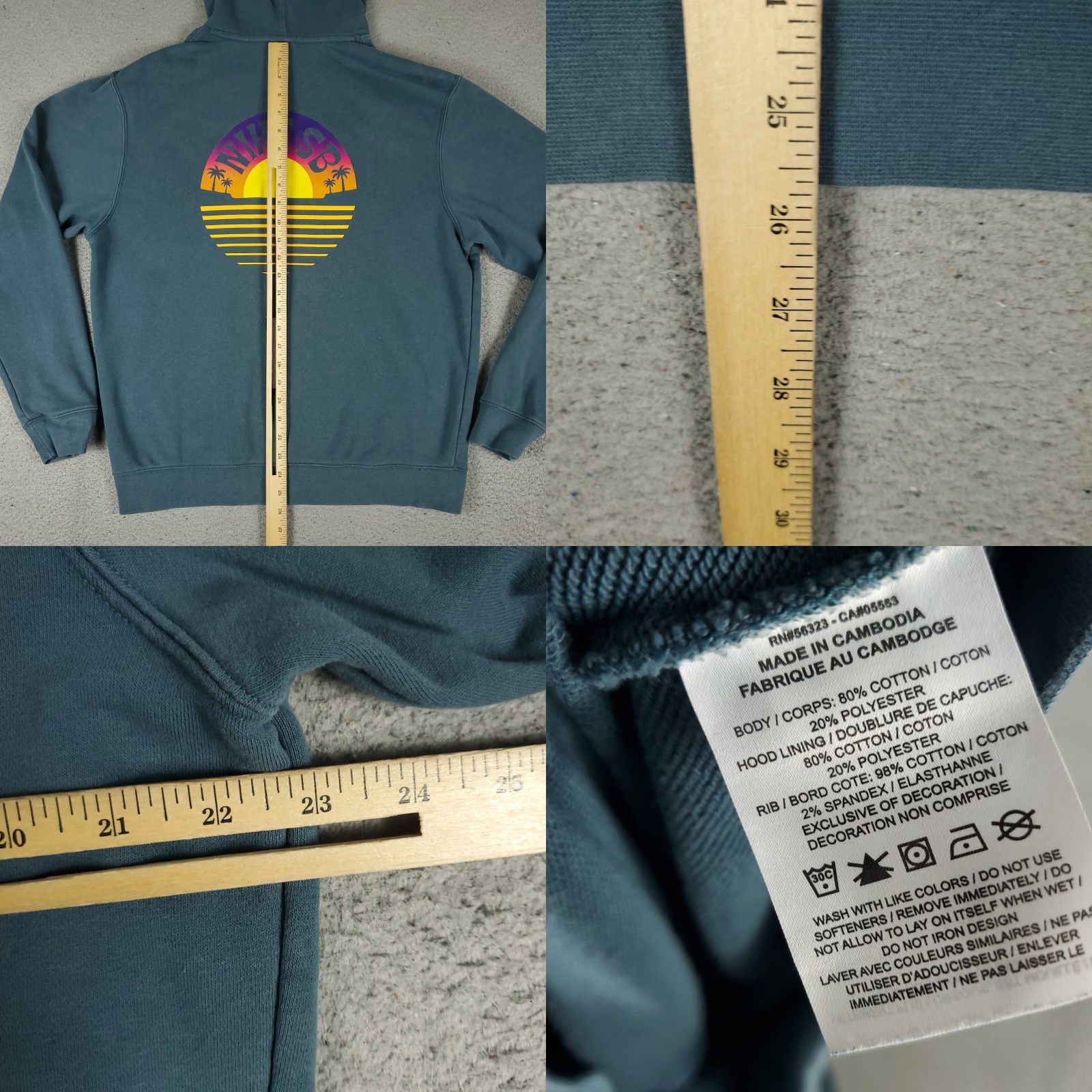 Nike Nike Hoodie Mens Size M Blue Logo Swoosh Pullover Sweatshirt Nike Hoodie Mens Medium Blue Swoosh Logo Pullover Sweatshirt Size US M / EU 48-50 / 2 - 8 Thumbnail
