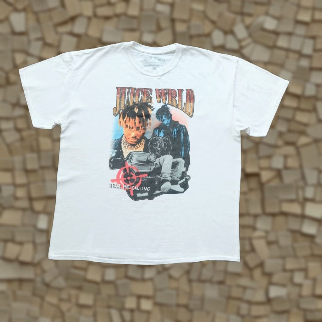 Vintage VINTAGE Juice Wrld T-Shirt Men XL White Hip Hop Music Y2K Band Retro Shirts Size US XL / EU 56 / 4 - 1 Thumbnail