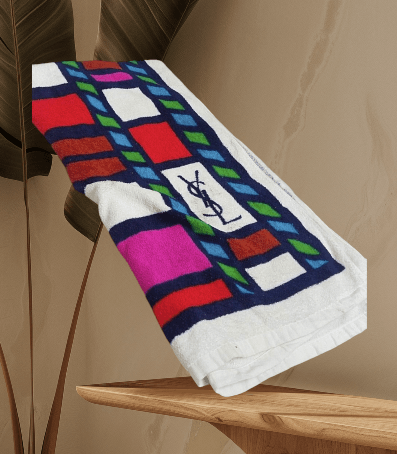 Yves Saint Laurent Final😍 Drop Ysl Towel😍 Size ONE SIZE - 1 Thumbnail