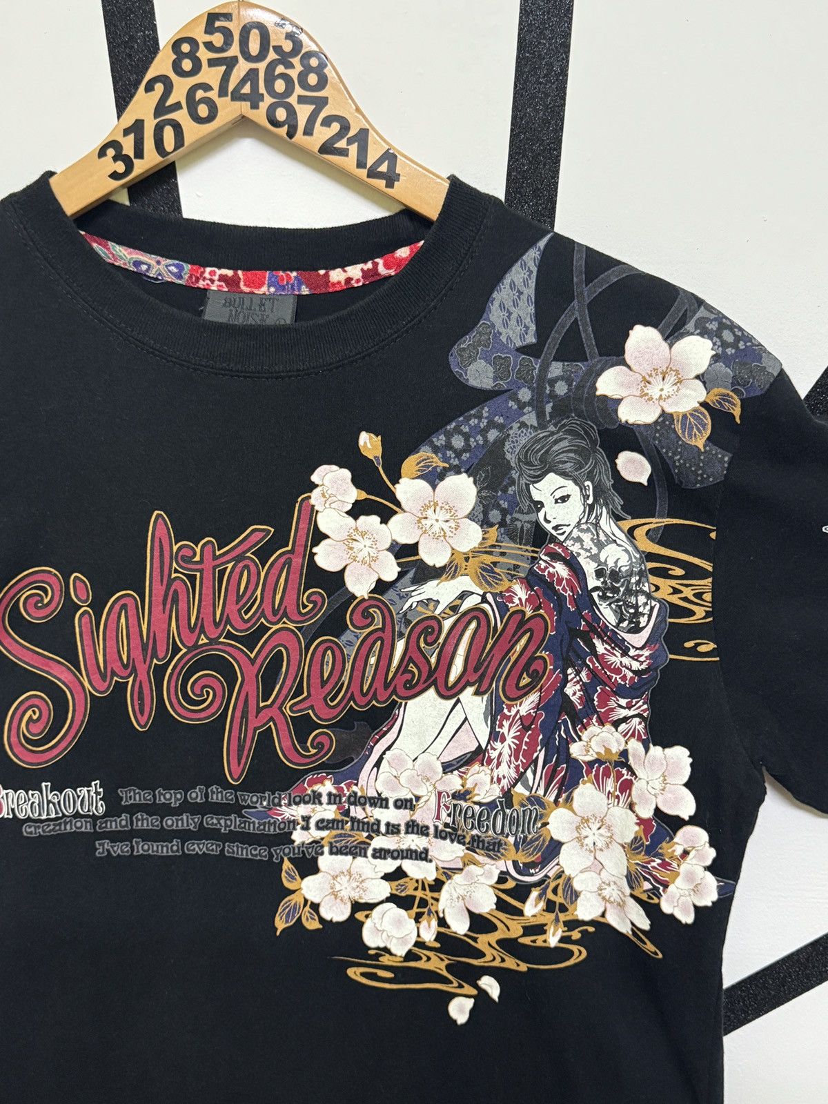 Bullet Noise VINTAGE BULLET NOISE SIGHTED REDSON POEM JAPANESE GIRL TEE Size US S / EU 44-46 / 1 - 5 Thumbnail