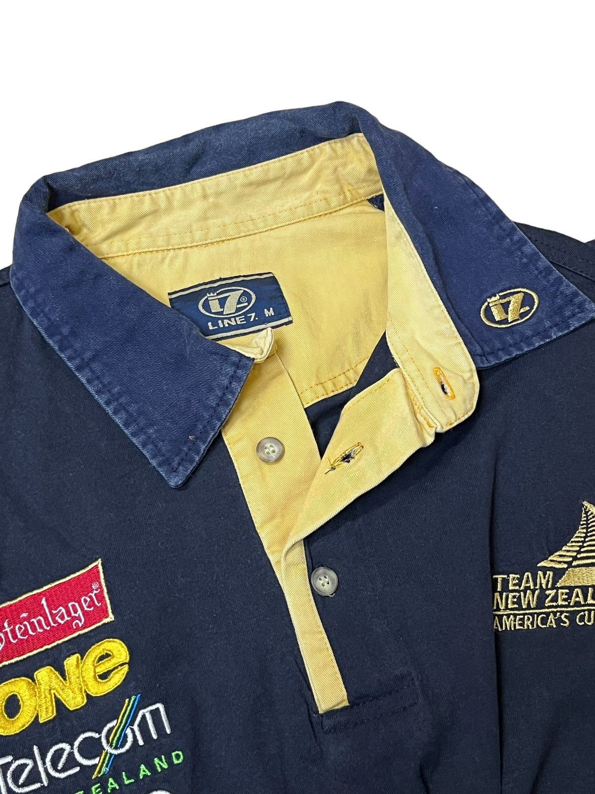 Vintage VINTAGE 2000 LINE7 NEW ZEALAND YACHT AMERICA CUP POLO SHIRT Size US L / EU 52-54 / 3 - 7 Thumbnail