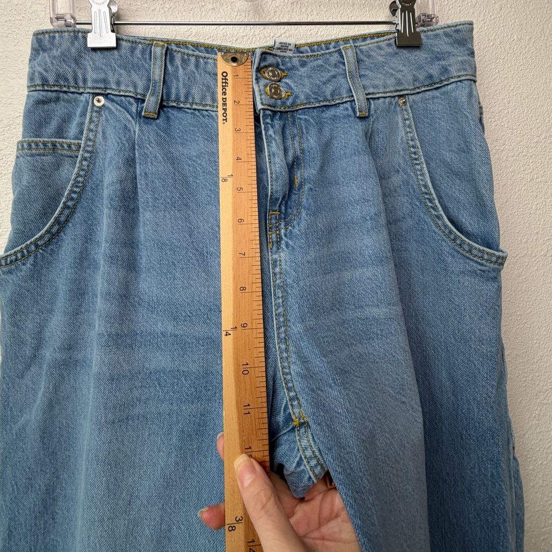 Forever 21 Forever 21 Wide Leg Jeans Mid Rise Size 28 Women Size 28" / US 6 / IT 42 - 11 Thumbnail