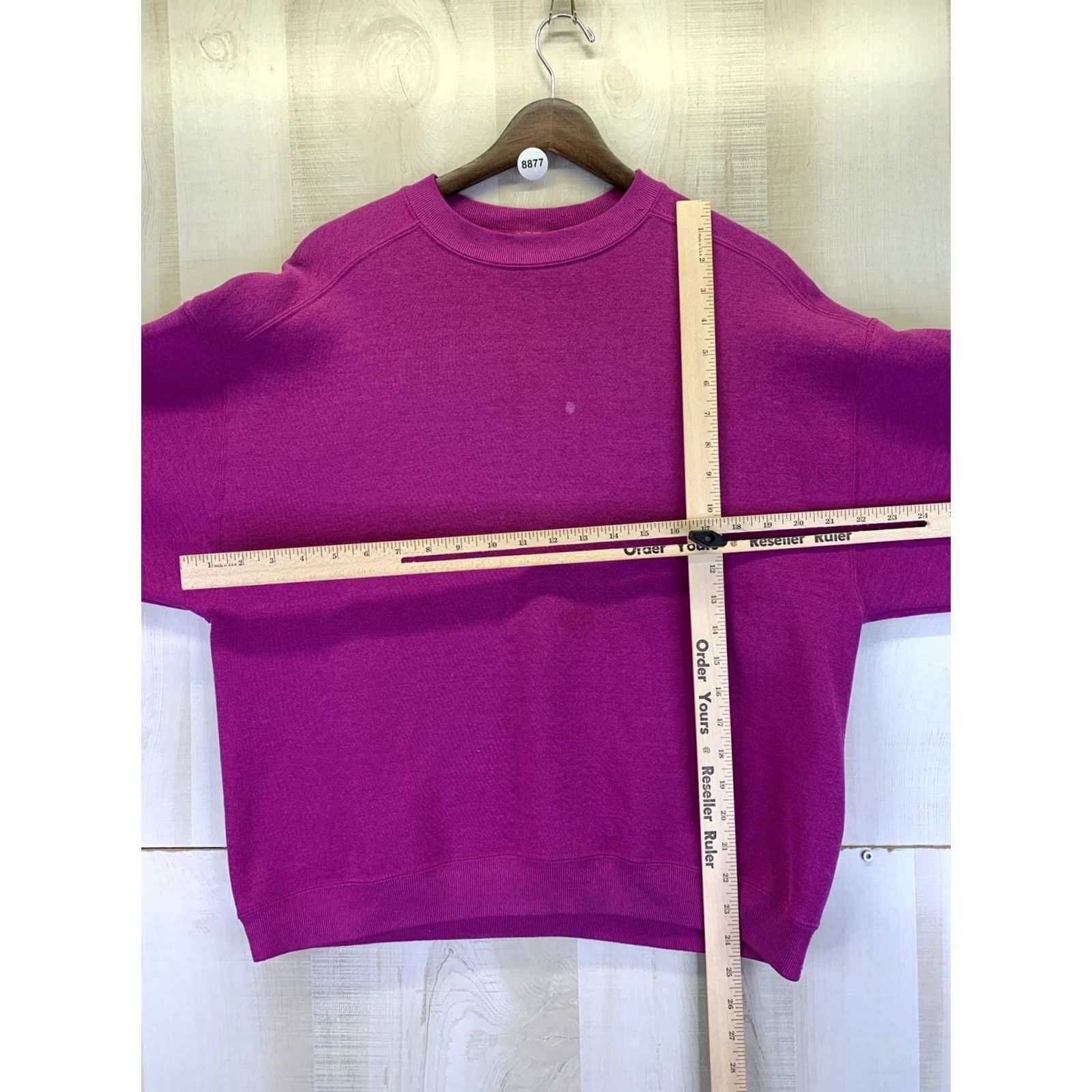 Vintage VINTAGE Chic Sweatshirt Shirt 3/4 Sleeve Purple USA Made Womens L Regular Pullover Crew Neck Size L Size L / US 10 / IT 46 - 2 Thumbnail