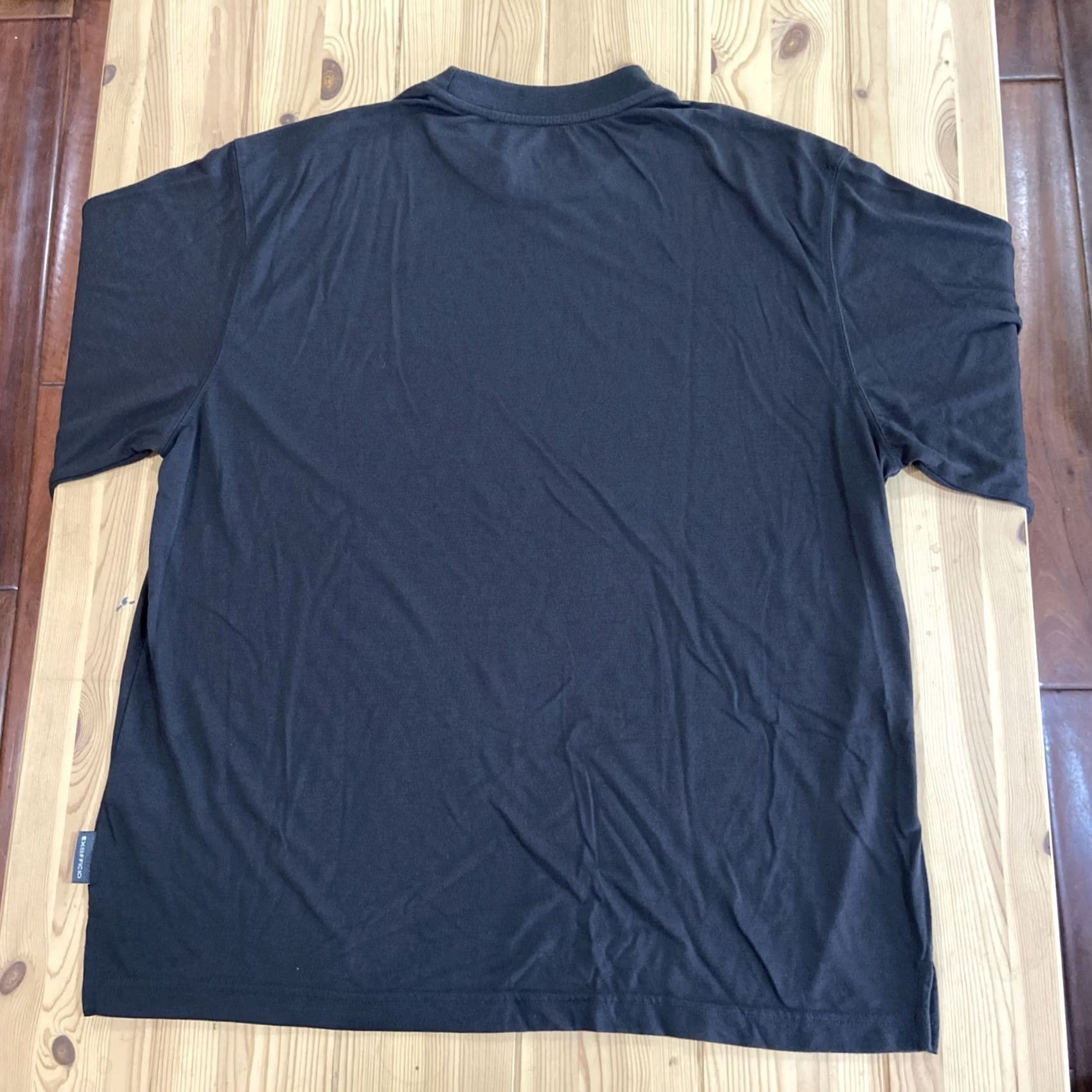 ExOfficio ExOfficio T-Shirt Men L Black Short Sleeve Solid Relaxed Regular Shirt Mens Black L Size US L / EU 52-54 / 3 - 5 Thumbnail