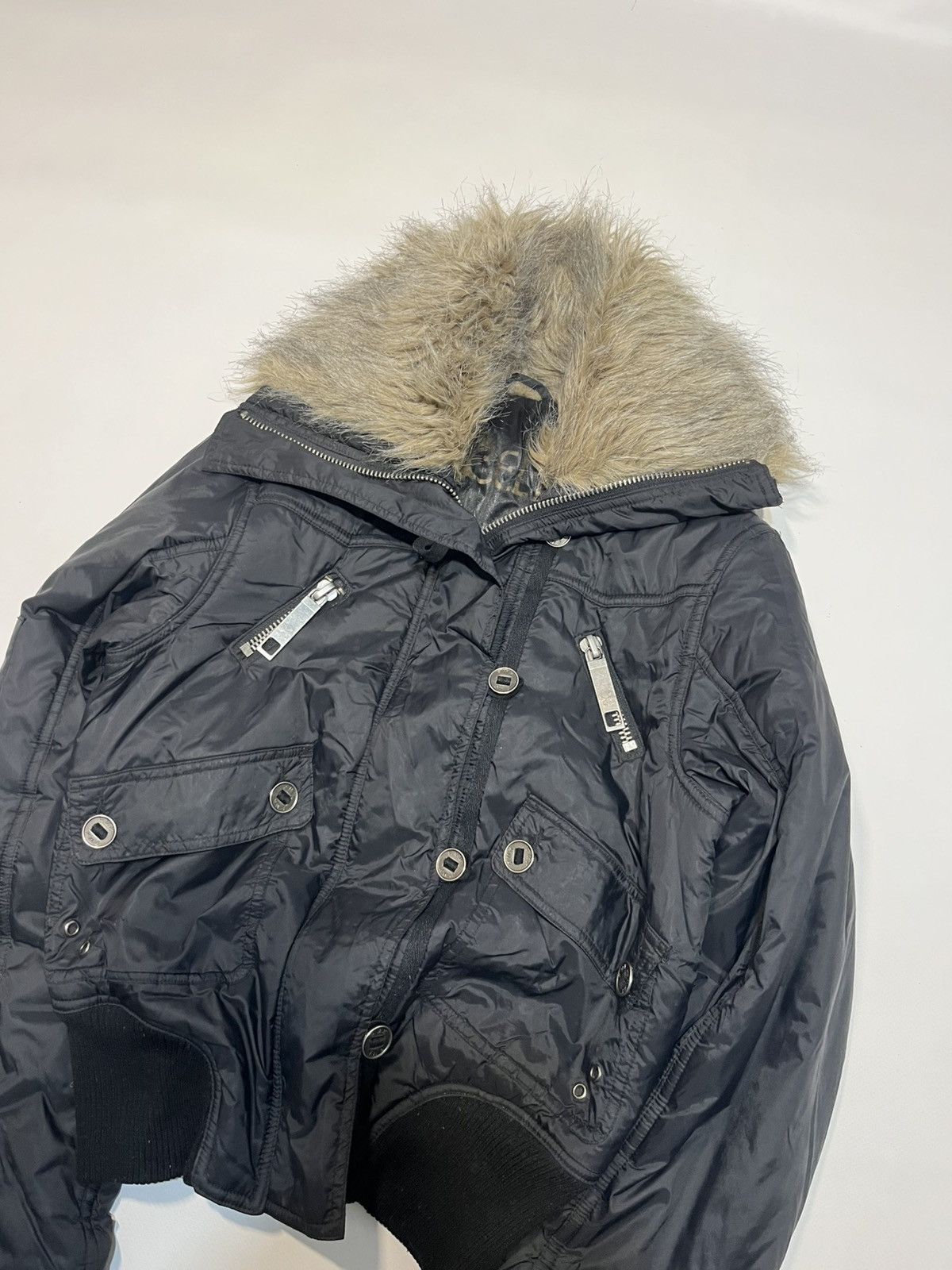 If Six Was Nine Vintage Hysteric Glamour Fur Style Bomber Jacket Size M / US 6-8 / IT 42-44 - 2 Thumbnail