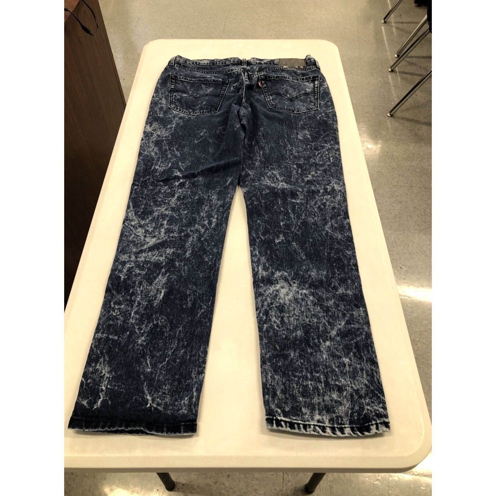 Levi's Levi's 541 Jeans Men Regular 34 30 Blue Denim Dark 5-Pocket Stretch Straight Size US 34 / EU 50 - 6 Thumbnail