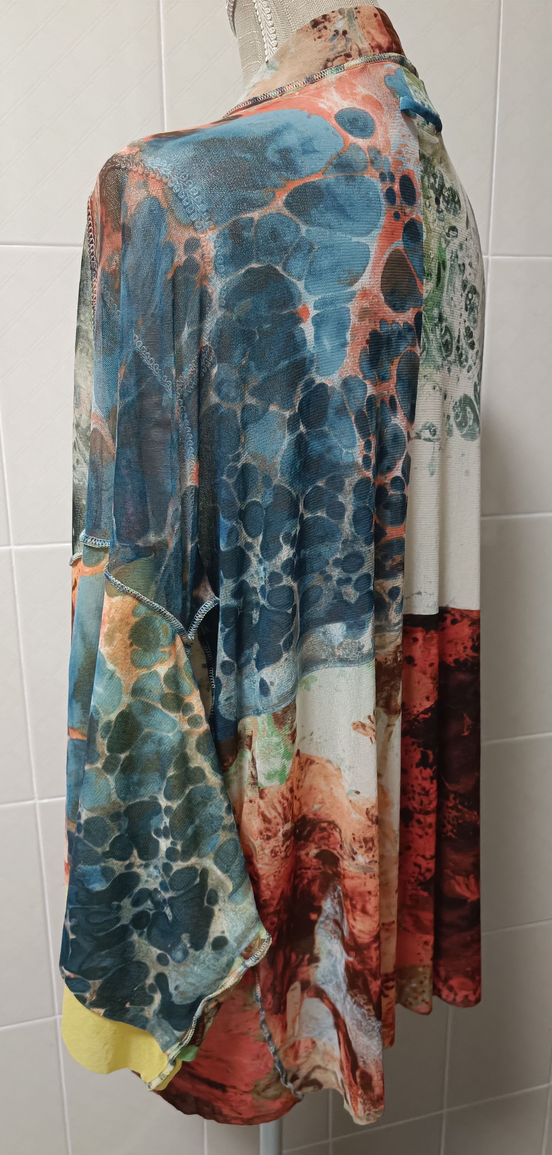 Jean Paul Gaultier SS2000- Bacteria print kimono Size L / US 10 / IT 46 - 13 Thumbnail