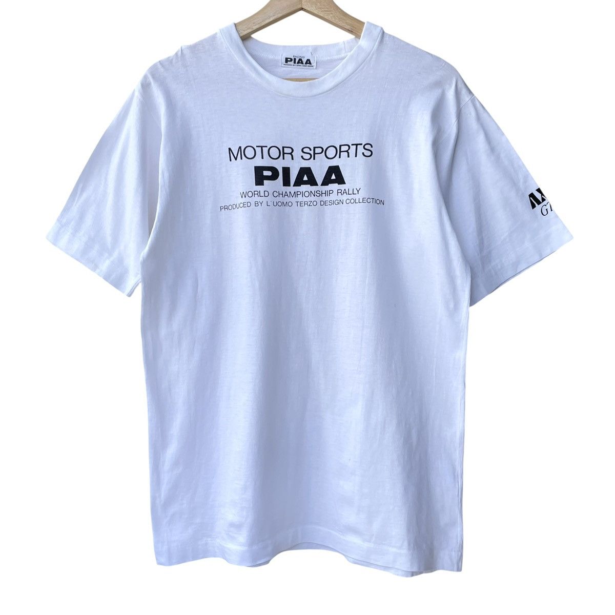 Japanese Brand × Vintage PIAA Motorsports Rally Championship Vintage 1980s Promo Tee Size US M / EU 48-50 / 2 - 1 Thumbnail