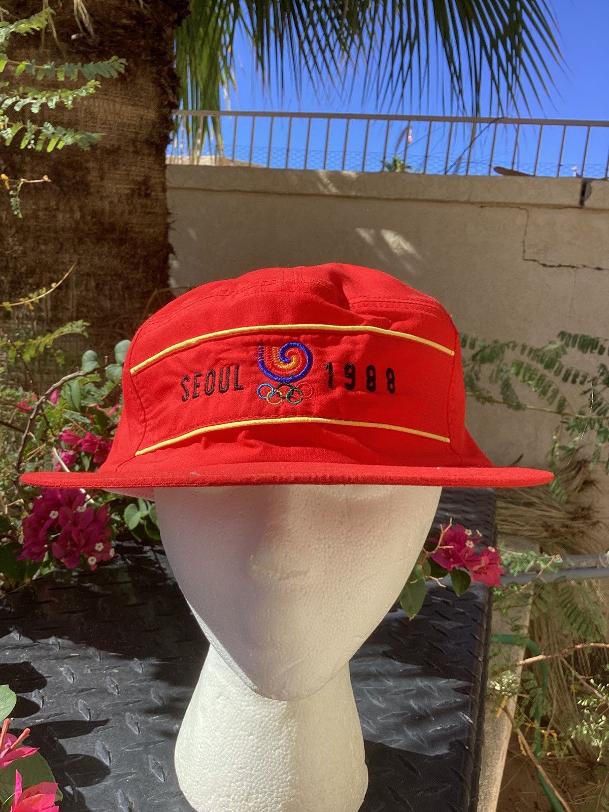USA Olympics VTG 1988 Seoul South Korean Olympic games NWOT Korean hat Size ONE SIZE - 1 Thumbnail