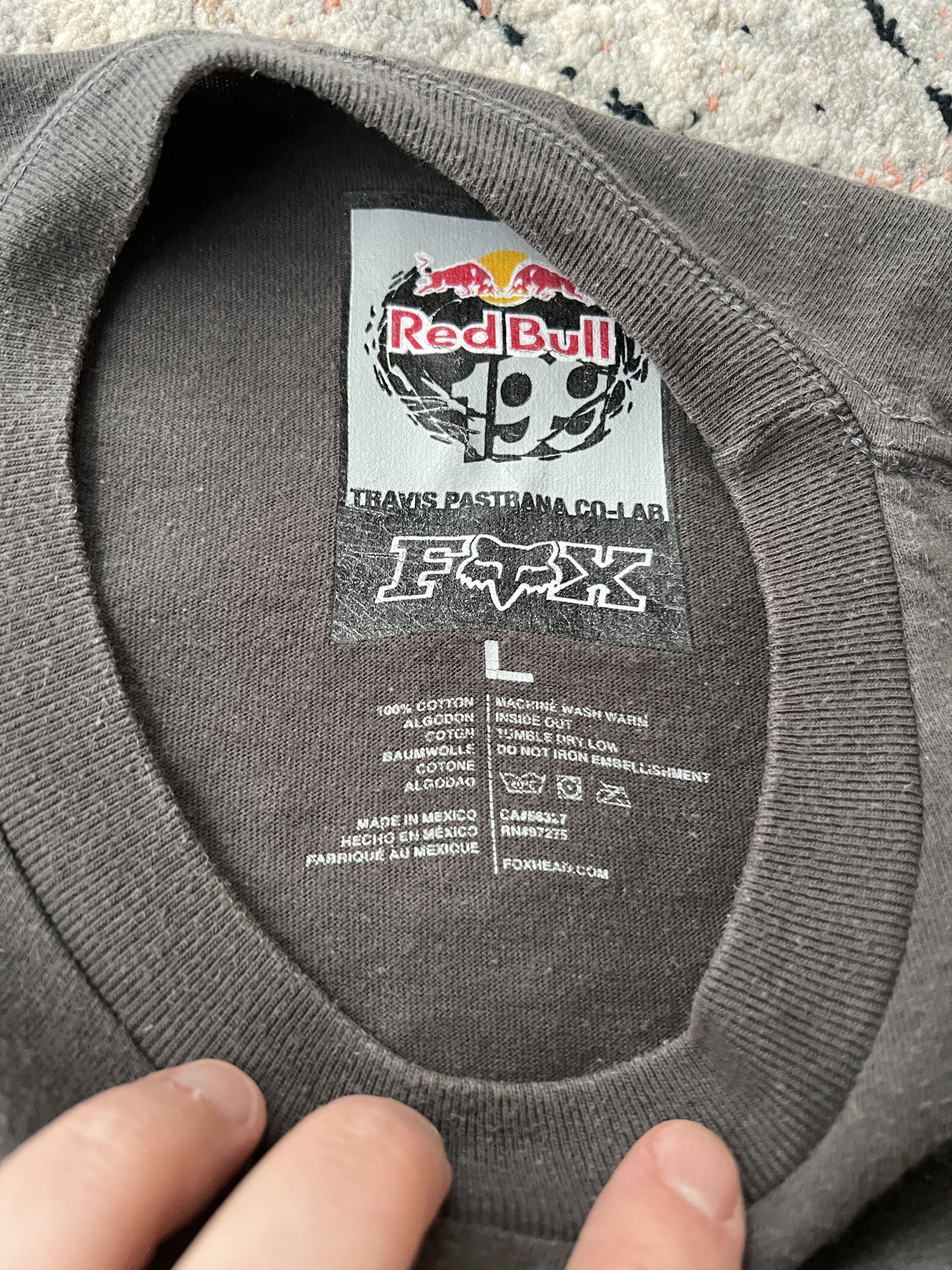 Fox Racing Red Bull Travis Pastrana Co-Lab 199 Fox Tee Size US L / EU 52-54 / 3 - 3 Thumbnail