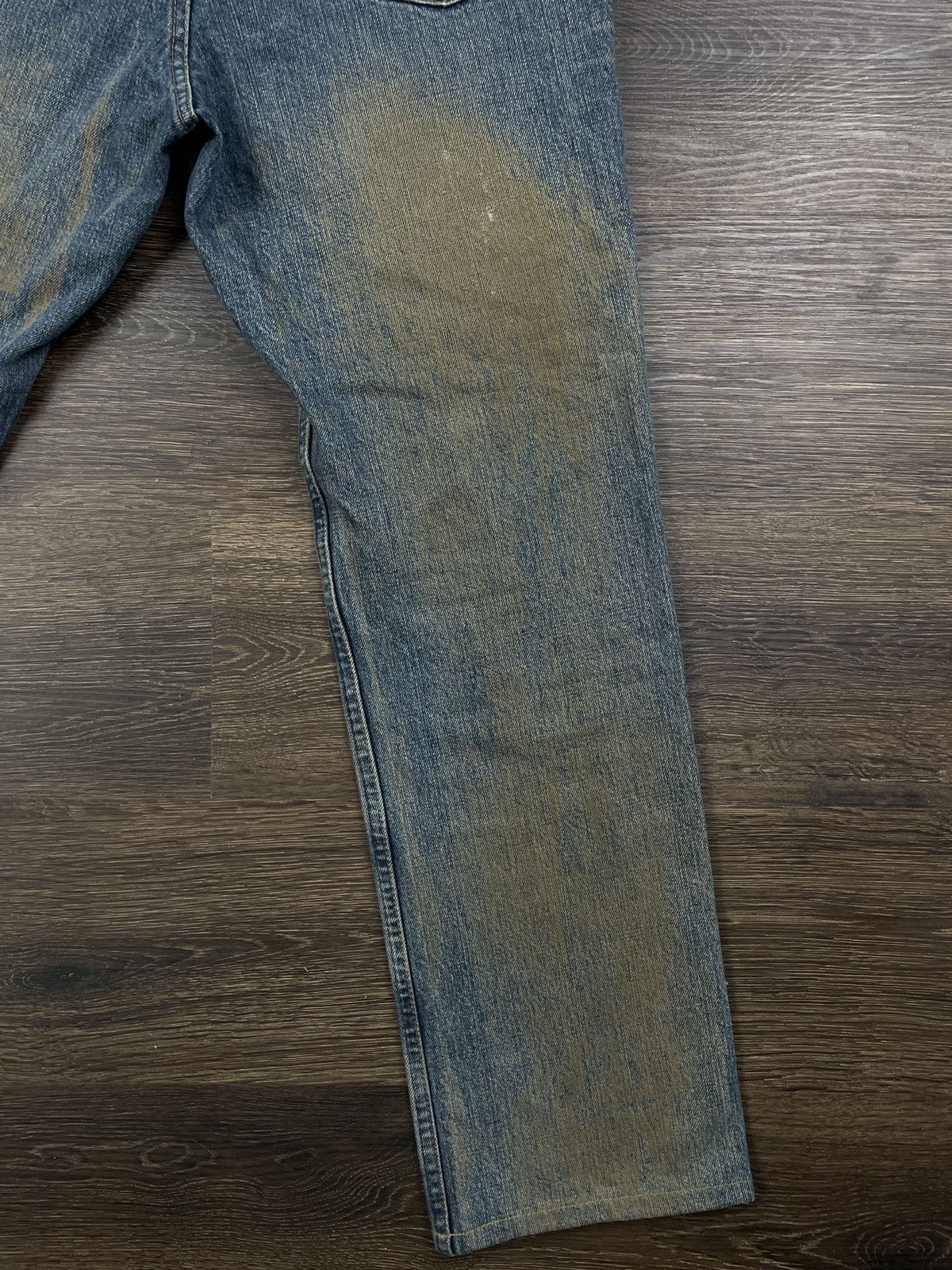 Helmut Lang Distressed Mud Denim - Helmut Lang 1998 Size US 31 - 7 Thumbnail
