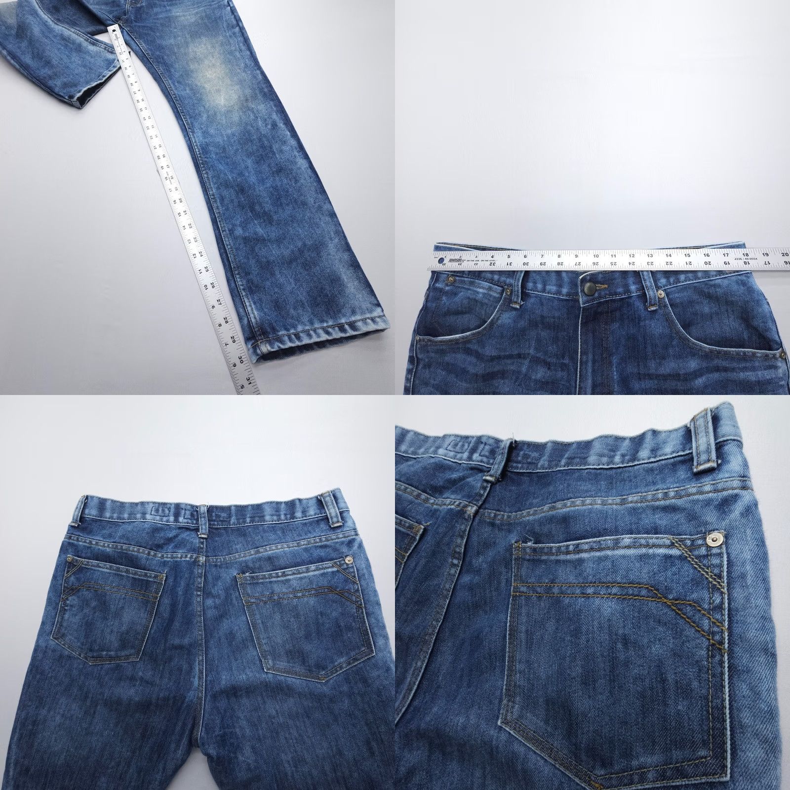 PD&C Paper Denim & Cloth PD&C Slim Straight Jeans Mens 36 x 30 Dark Wash Denim Blue 5-Pocket USA Size US 36 / EU 52 - 8 Thumbnail