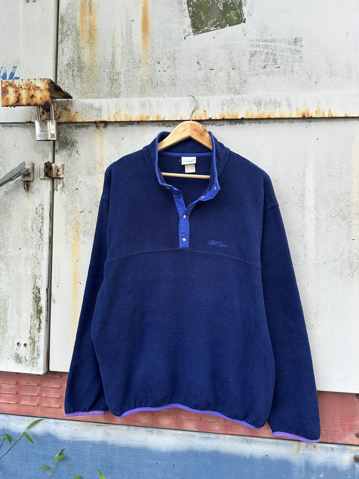 L.L. Bean 👹Vintage LL.Bean Pullover Fleece Jacket Size US M / EU 48-50 / 2 - 6 Thumbnail